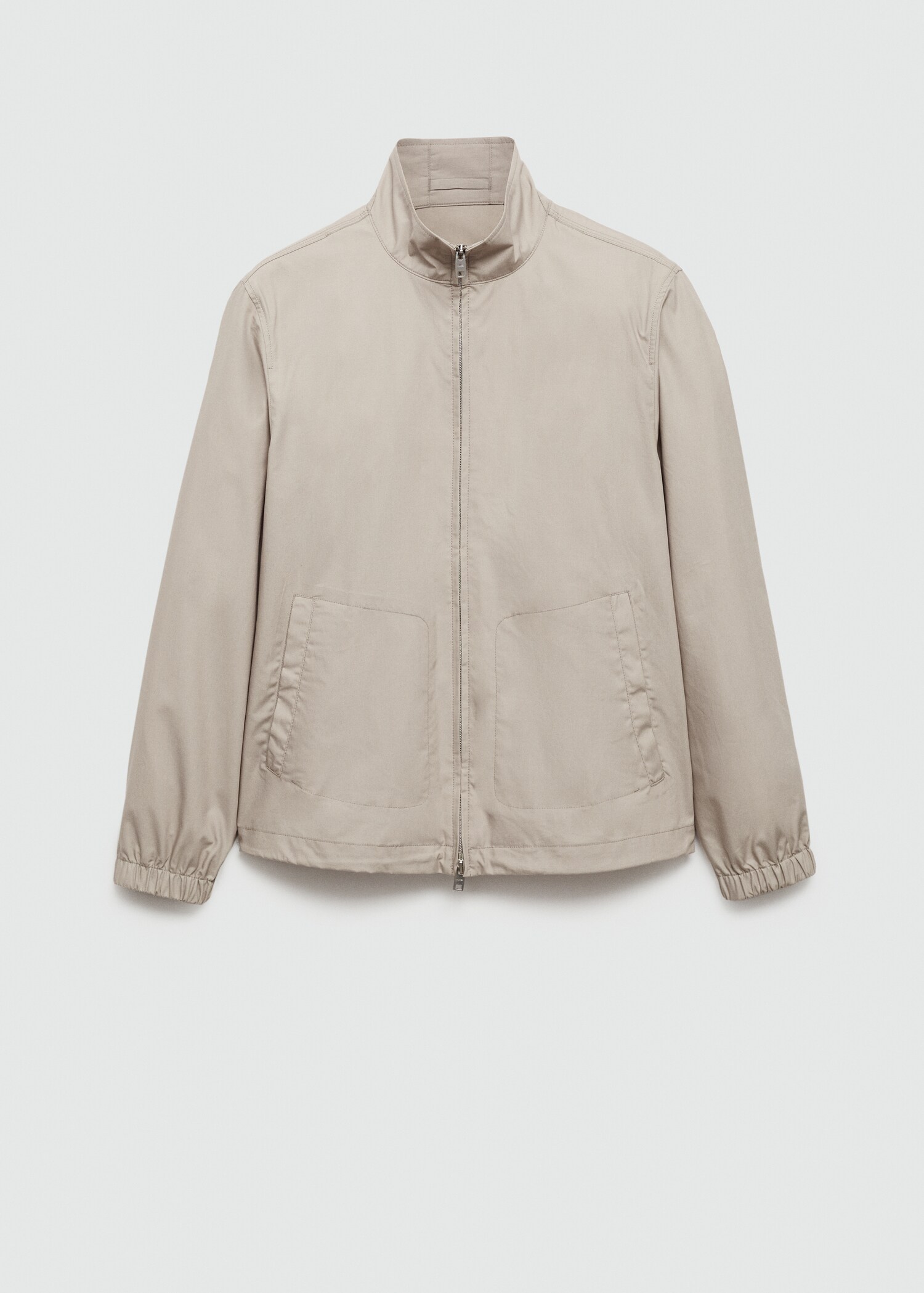 Zip-up lyocell jacket - Article without model