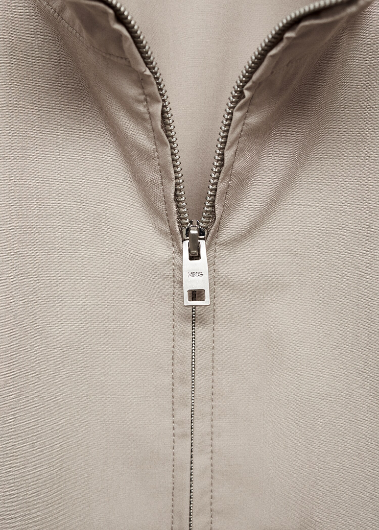 Zip-up lyocell jacket - Details of the article 8