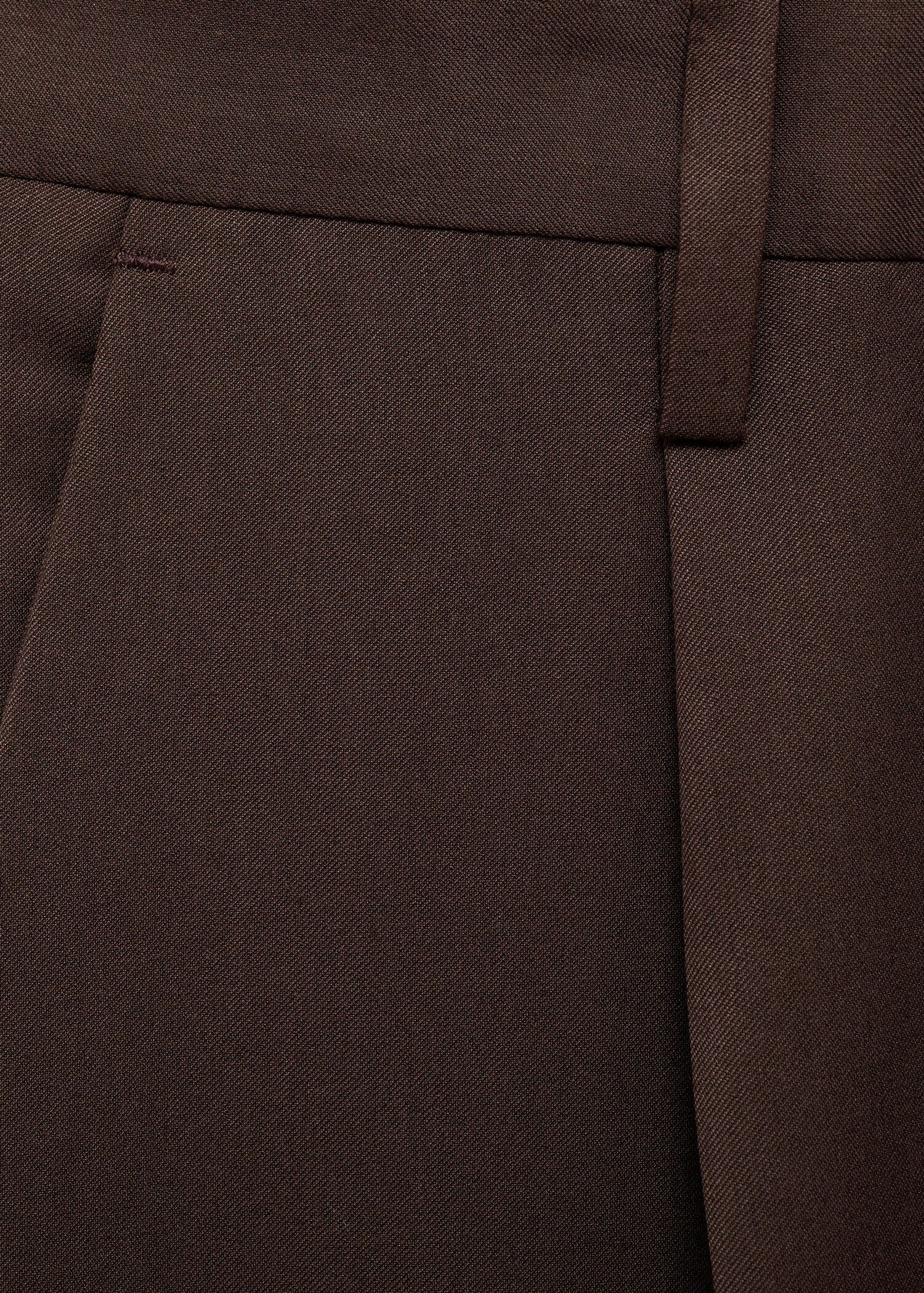 Oblekové kalhoty regular fit se záševky - Detail zboží 0