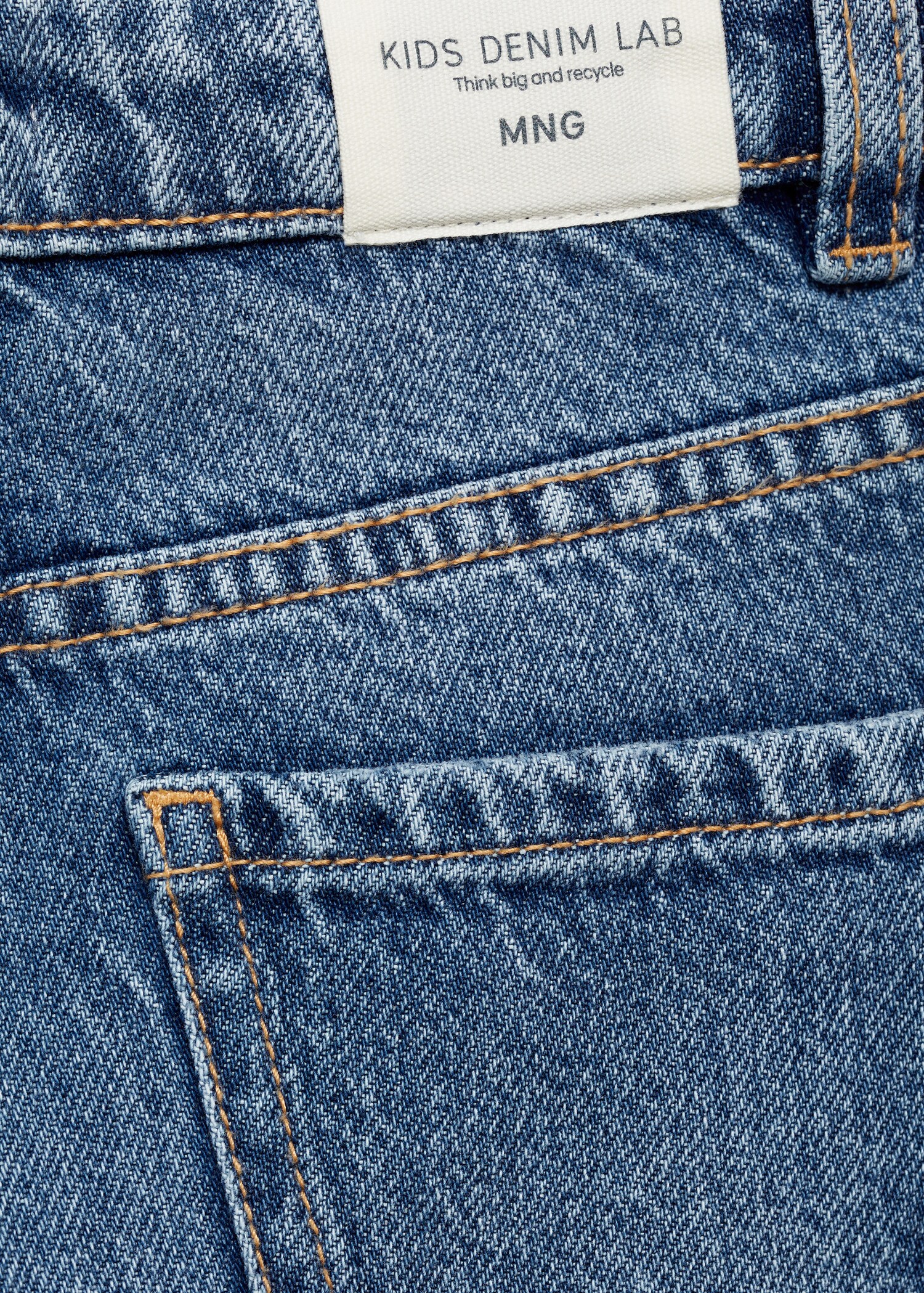 Jeans wideleg bajo deshilachado - Detalle del artículo 0