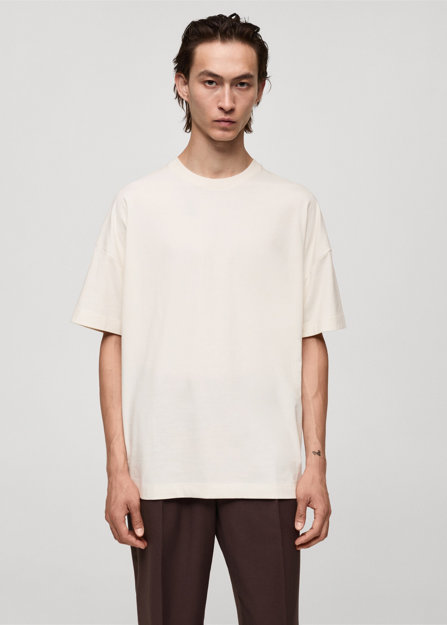 T-shirt 100 % coton oversize - Plan moyen