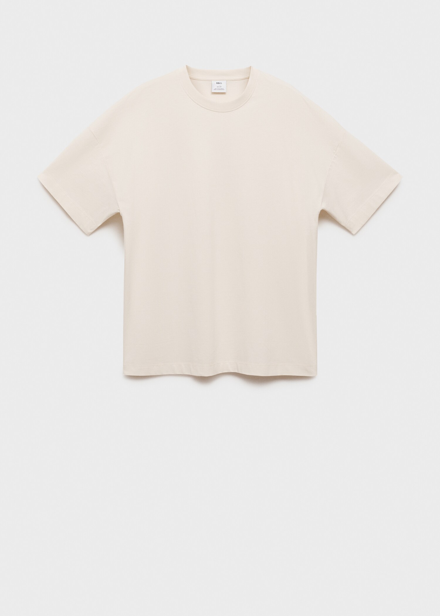 T-shirt 100 % coton oversize - Article sans modèle