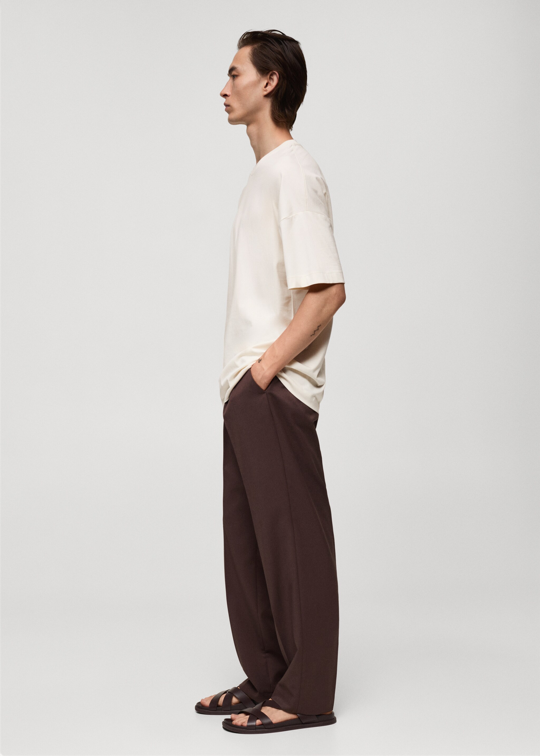 Μπλούζα 100% βαμβάκι oversize - Λεπτομέρεια του προϊόντος 2
