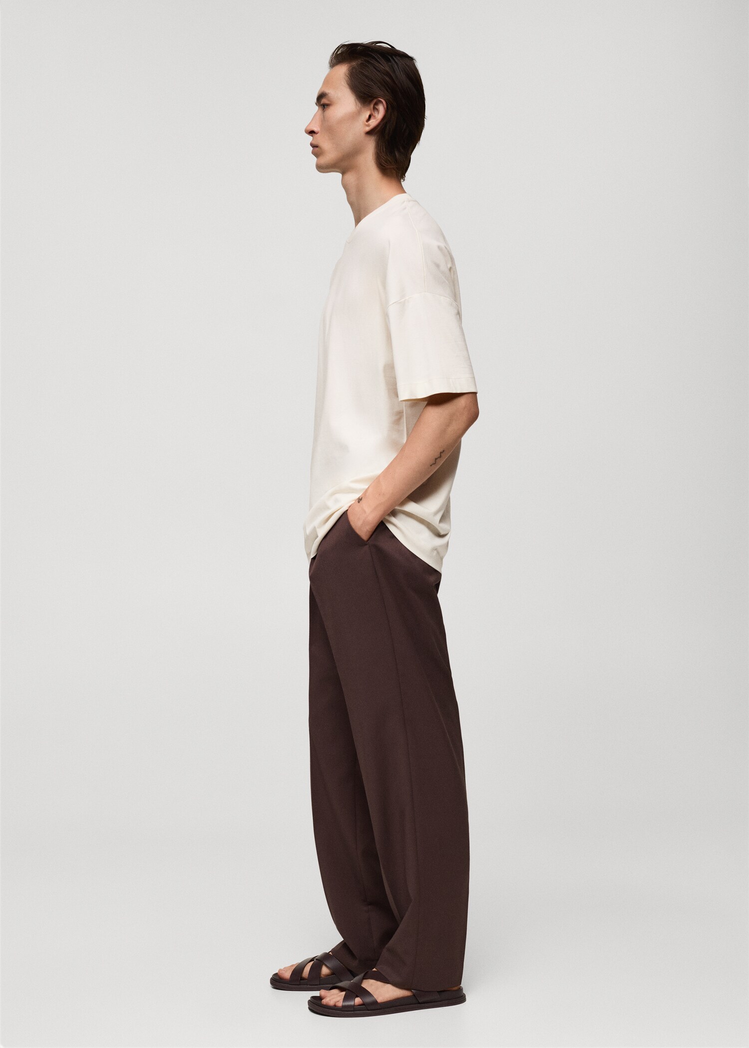 T-shirt 100 % coton oversize - Détail de l'article 2
