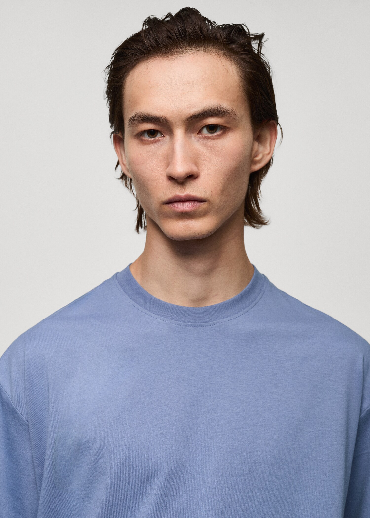 Oversized-T-Shirt aus 100 % Baumwolle - Detail des Artikels 1