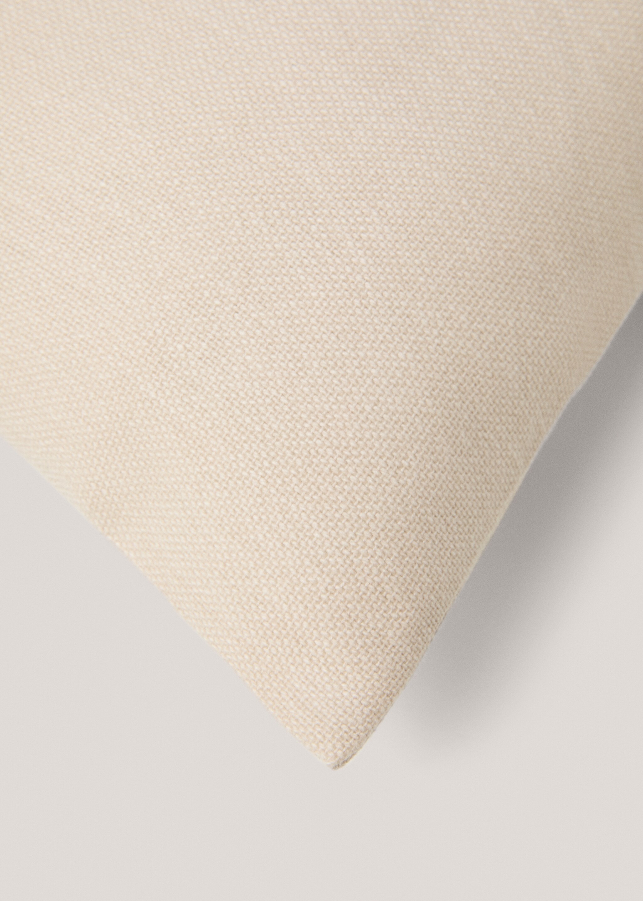 Double-stripe cotton cushion cover 30x50cm - Details of the article 4, Night Blue. Ref: 77042546-00.