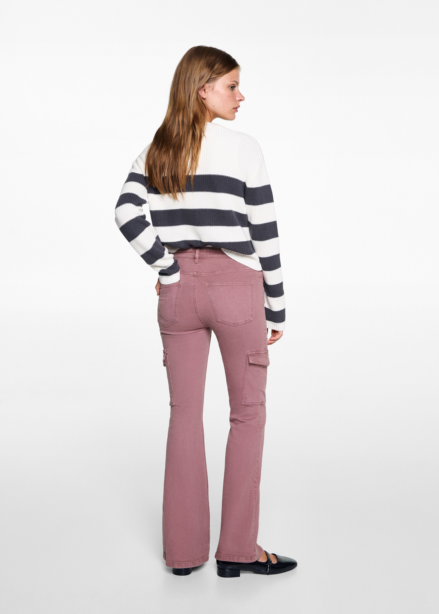 Flared cargo jeans - Reverse of the article
