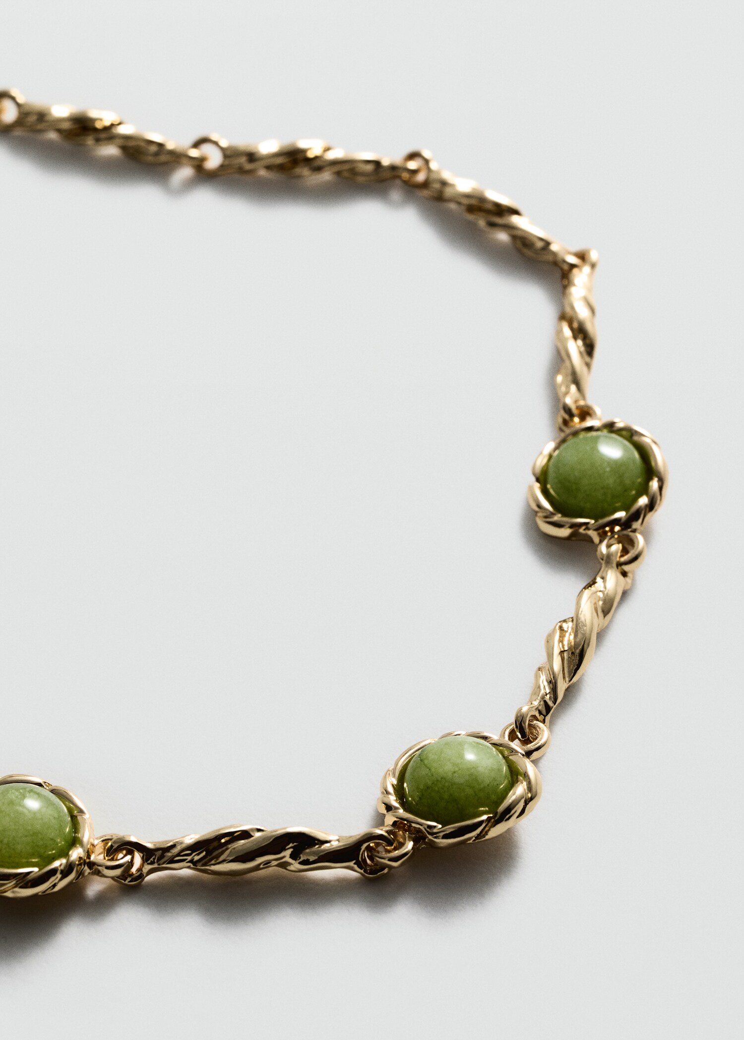 Ketting met stenen - Middenvlak