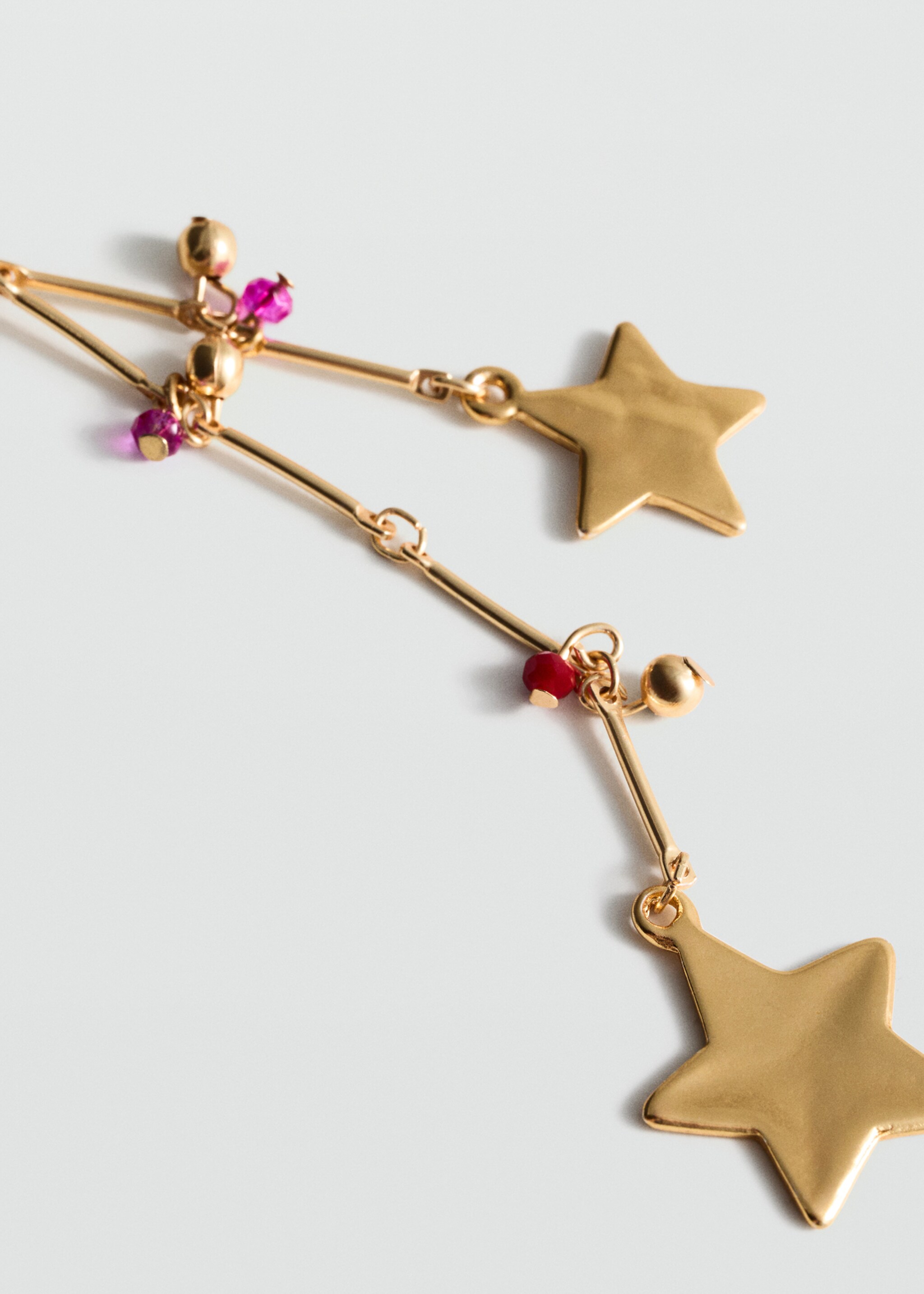 Star pendants necklace - Medium plane