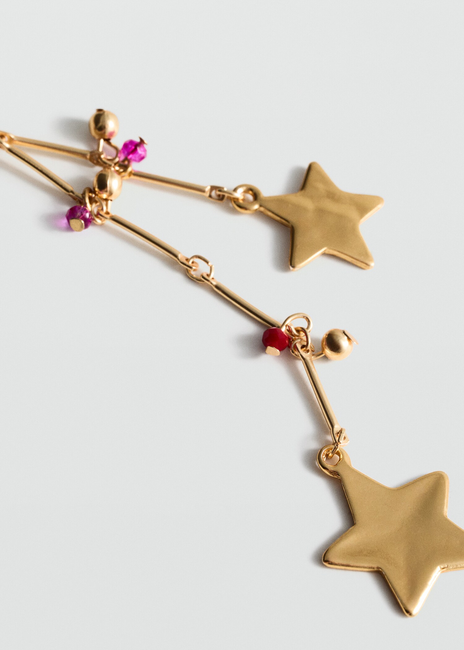 Star pendants necklace - Medium plane