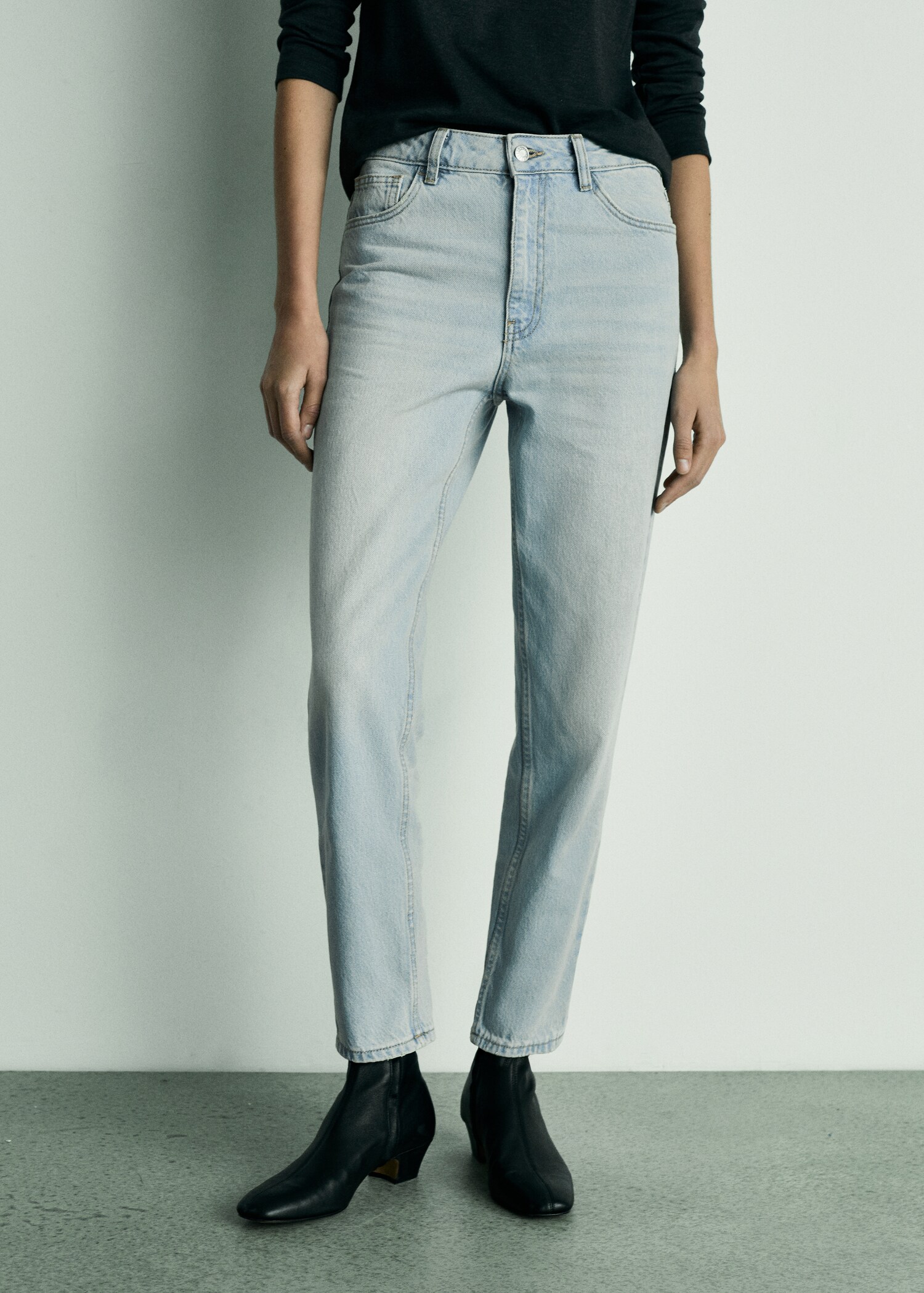 Mom2000 high-rise jeans - Medium plane