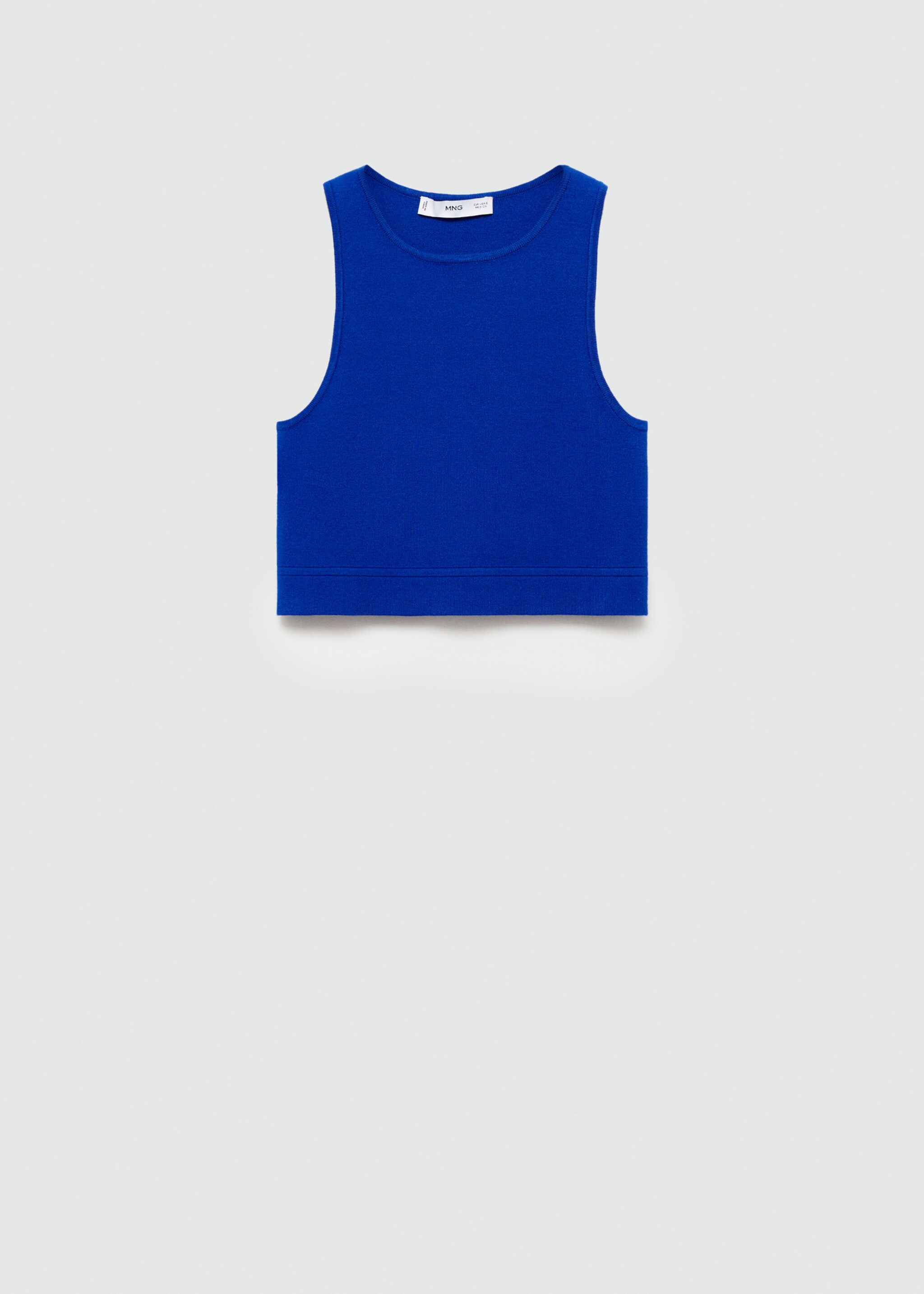 Knitted cropped top - Article without model