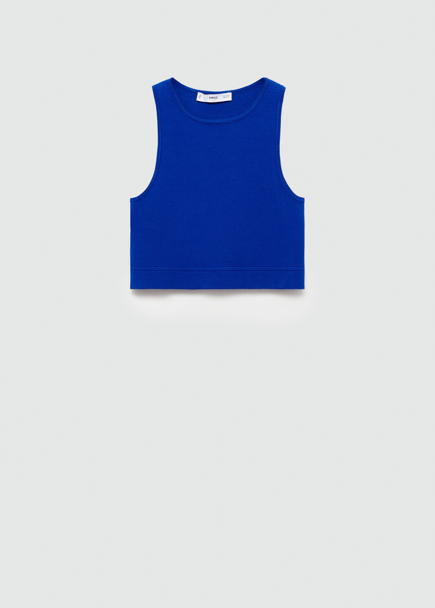 Knitted cropped top - Article without model