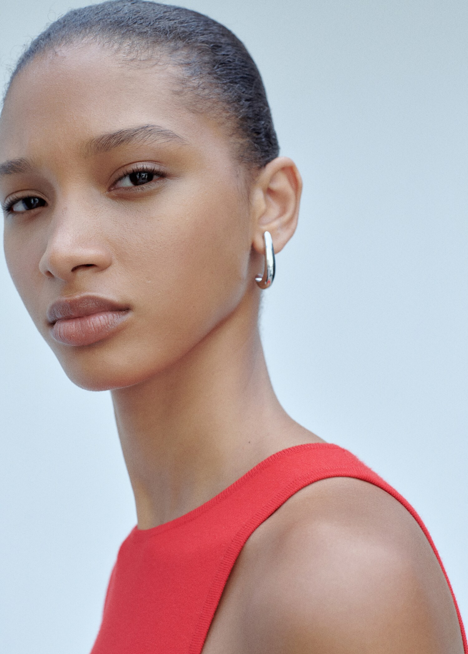 Knitted cropped top - Details of the article 1