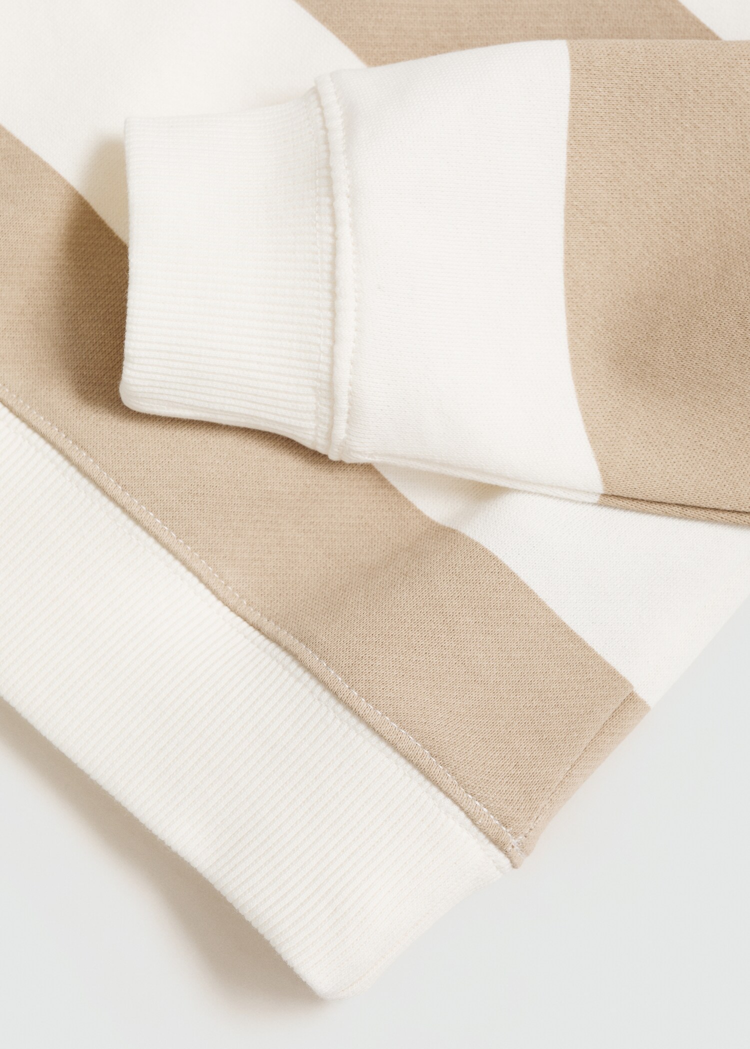 Striped cotton-blend sweatshirt - Details of the article 0