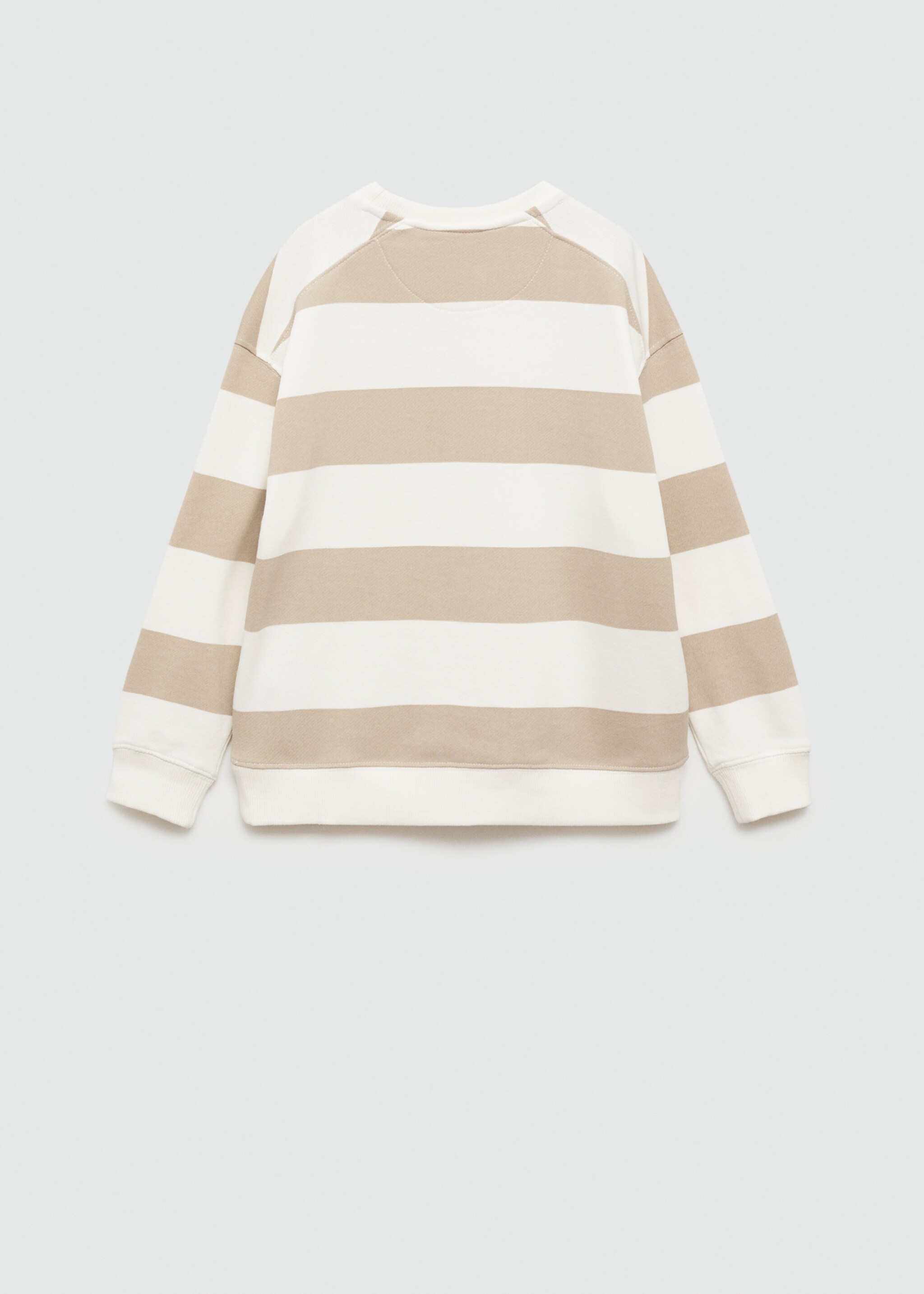 Striped cotton-blend sweatshirt - Reverse of the article