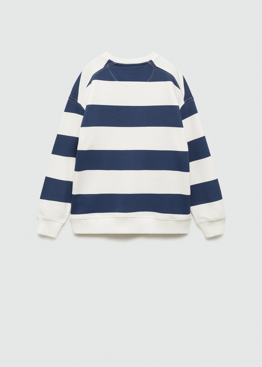 Striped cotton-blend sweatshirt - Boys | MANGO OUTLET USA