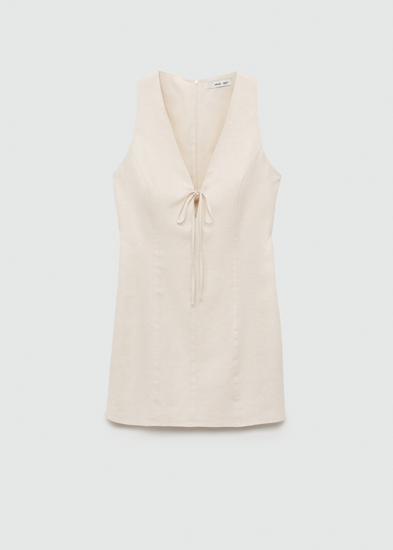 Short linen dress - Article without model