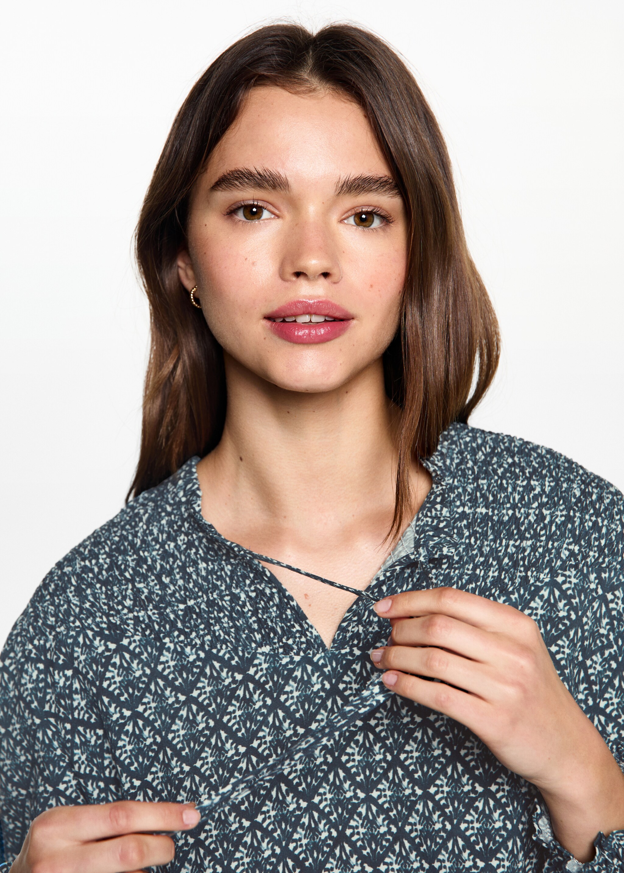 Gemusterte Bluse - Detail des Artikels 1