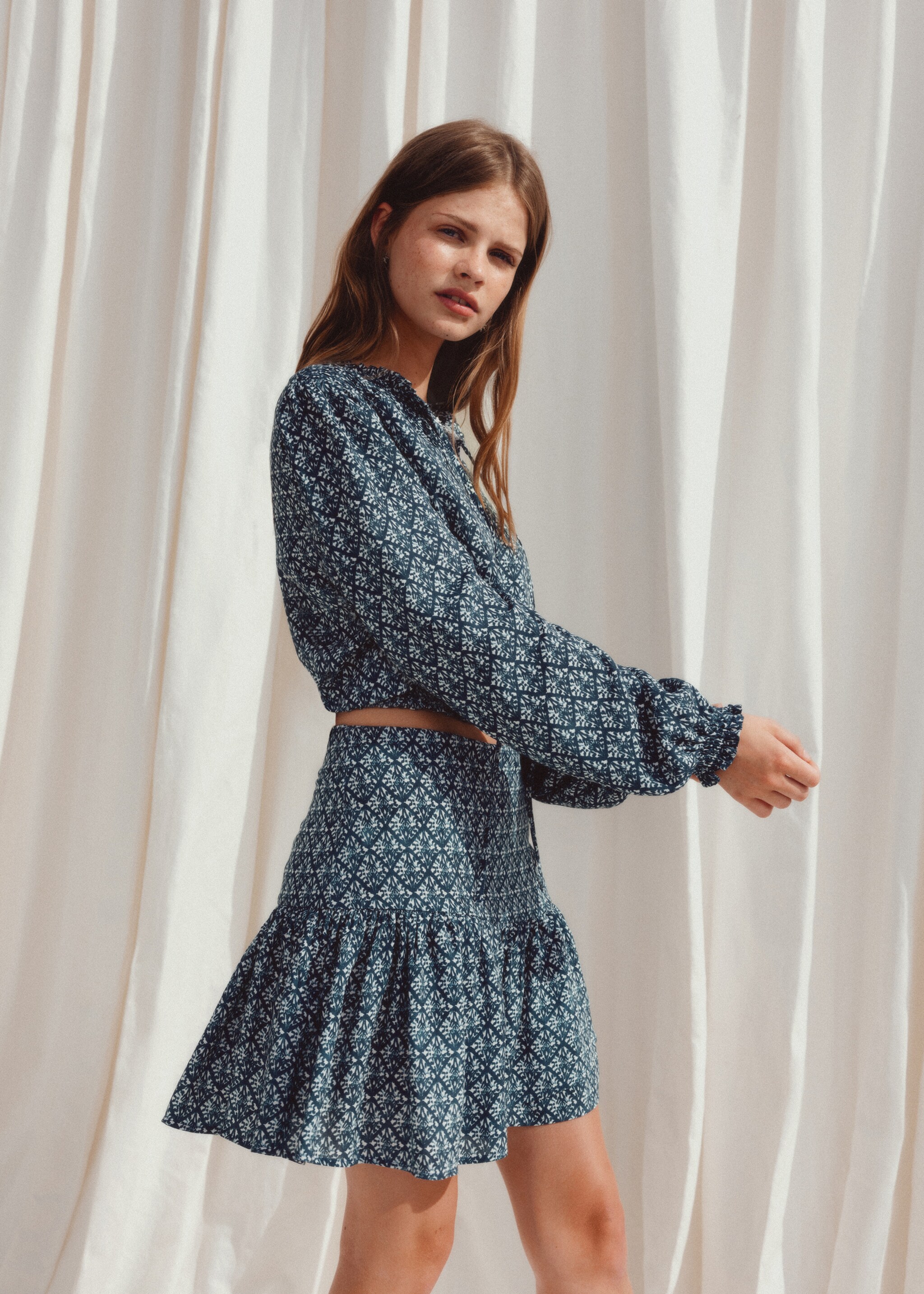 Gemusterte Bluse - Detail des Artikels 5