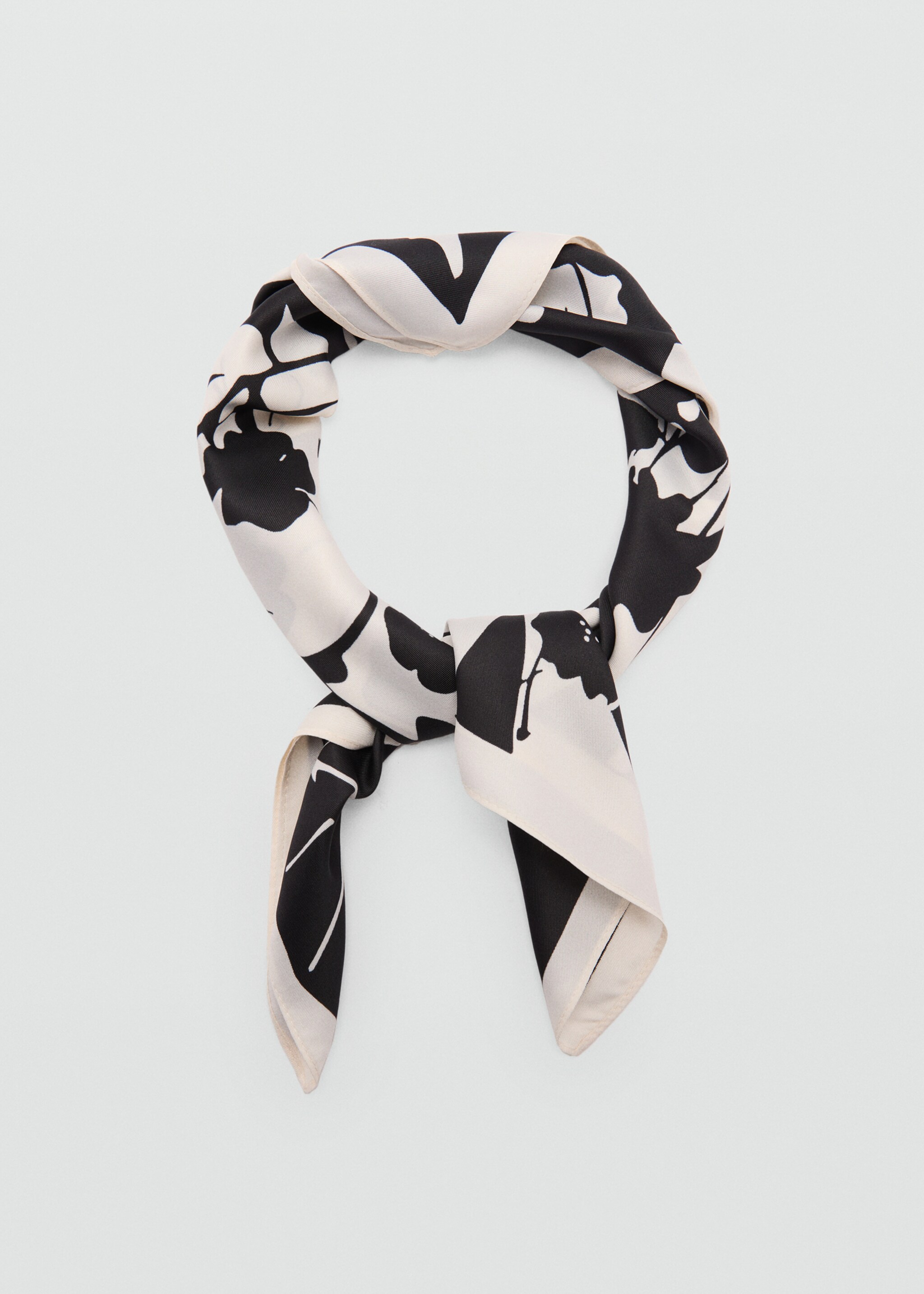Floral-print scarf - Details of the article 1
