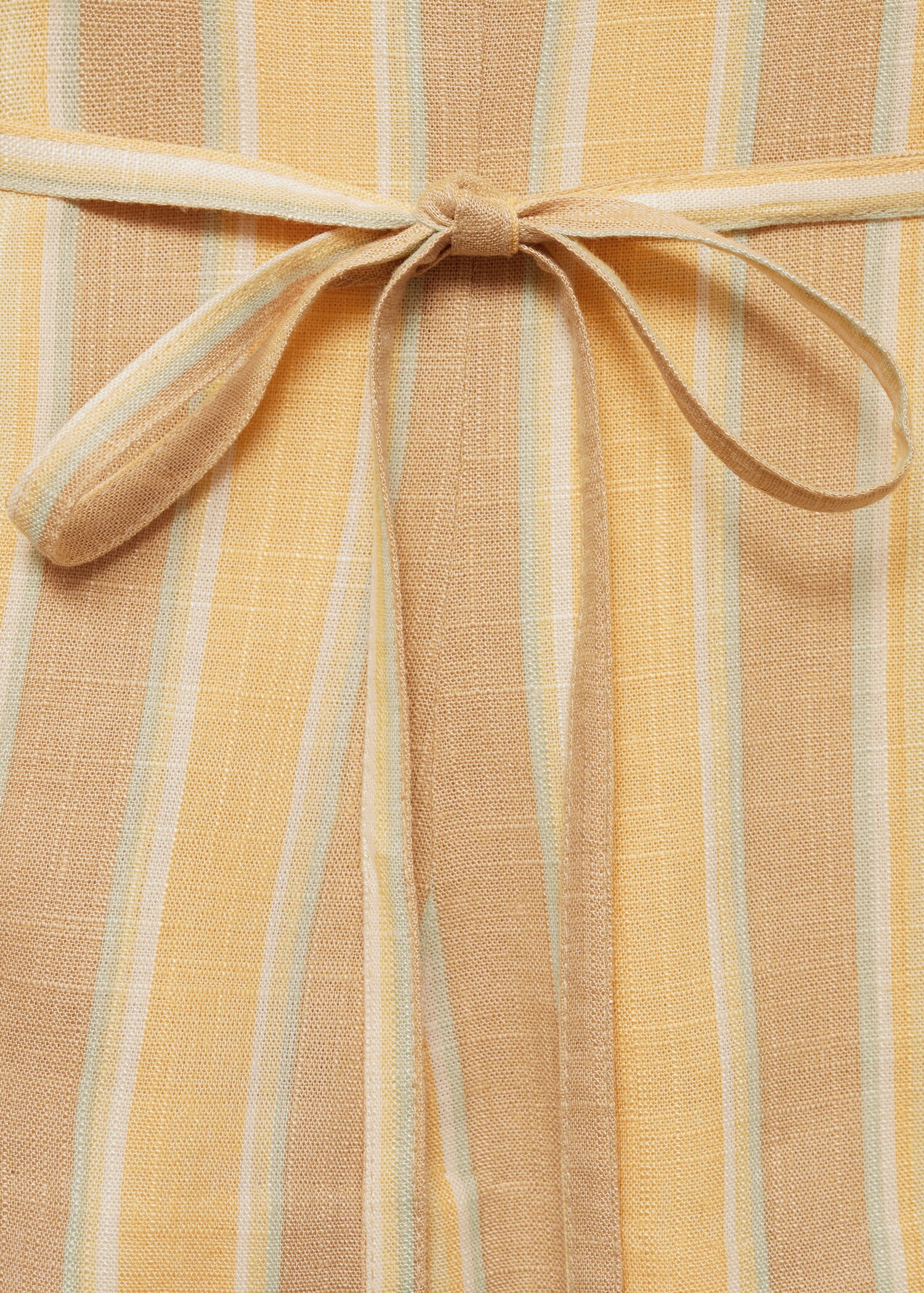 Striped waistcoat with buttons - Details of the article 0