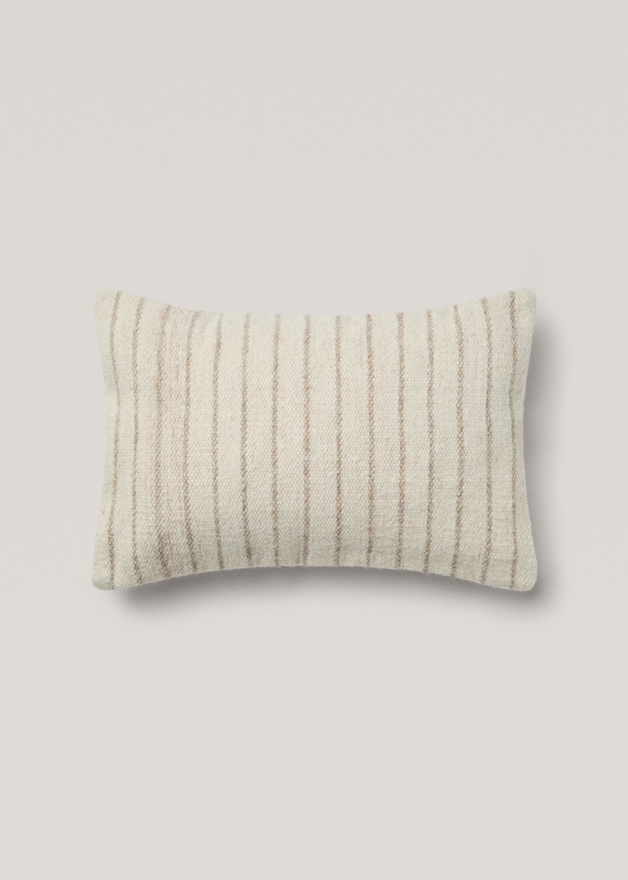 Wool cushion case - Article without model, Light/Pastel Brown. Ref: 77043272-00.
