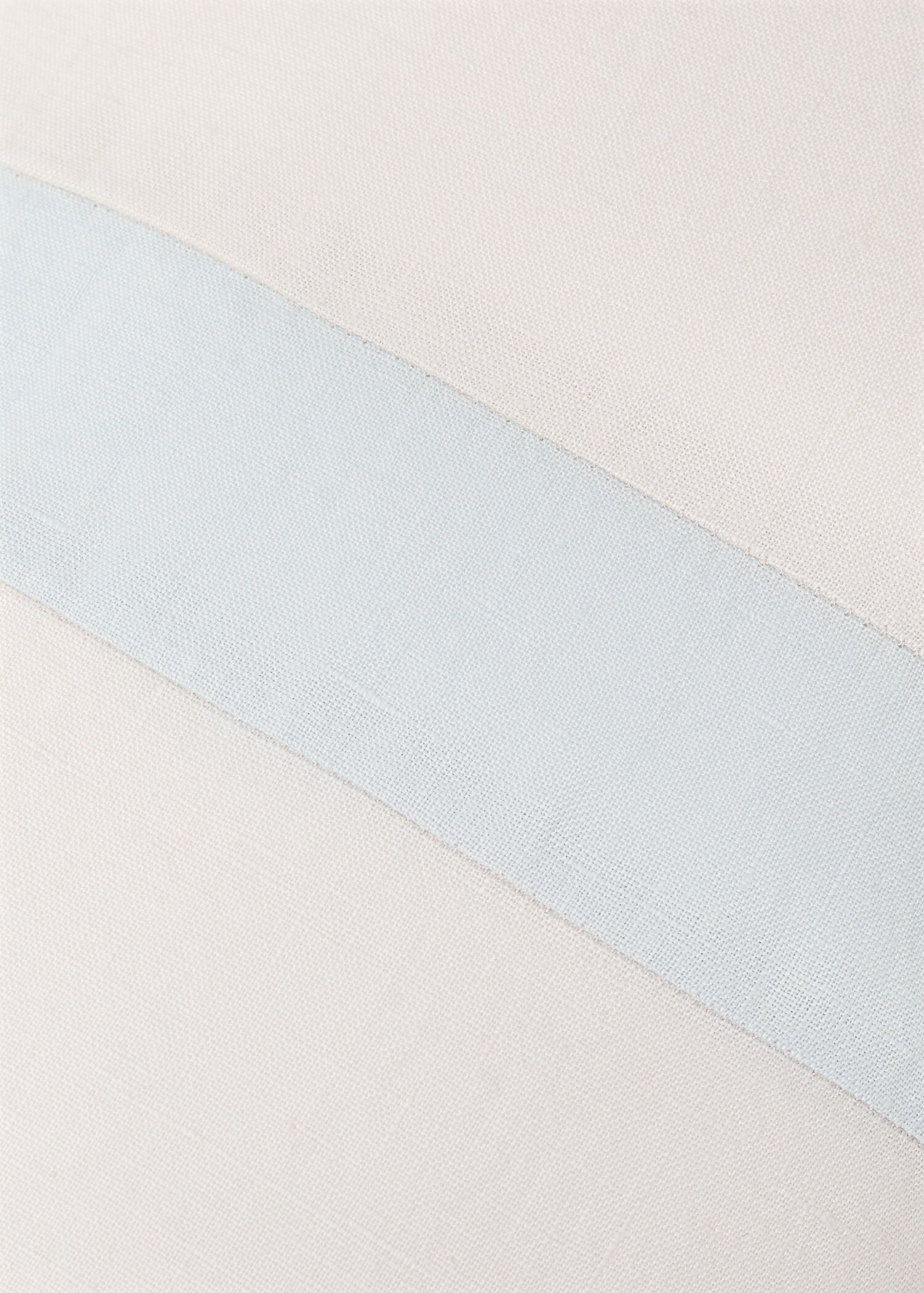 100% linen striped cushion cover 30x50cm - Details of the article 3