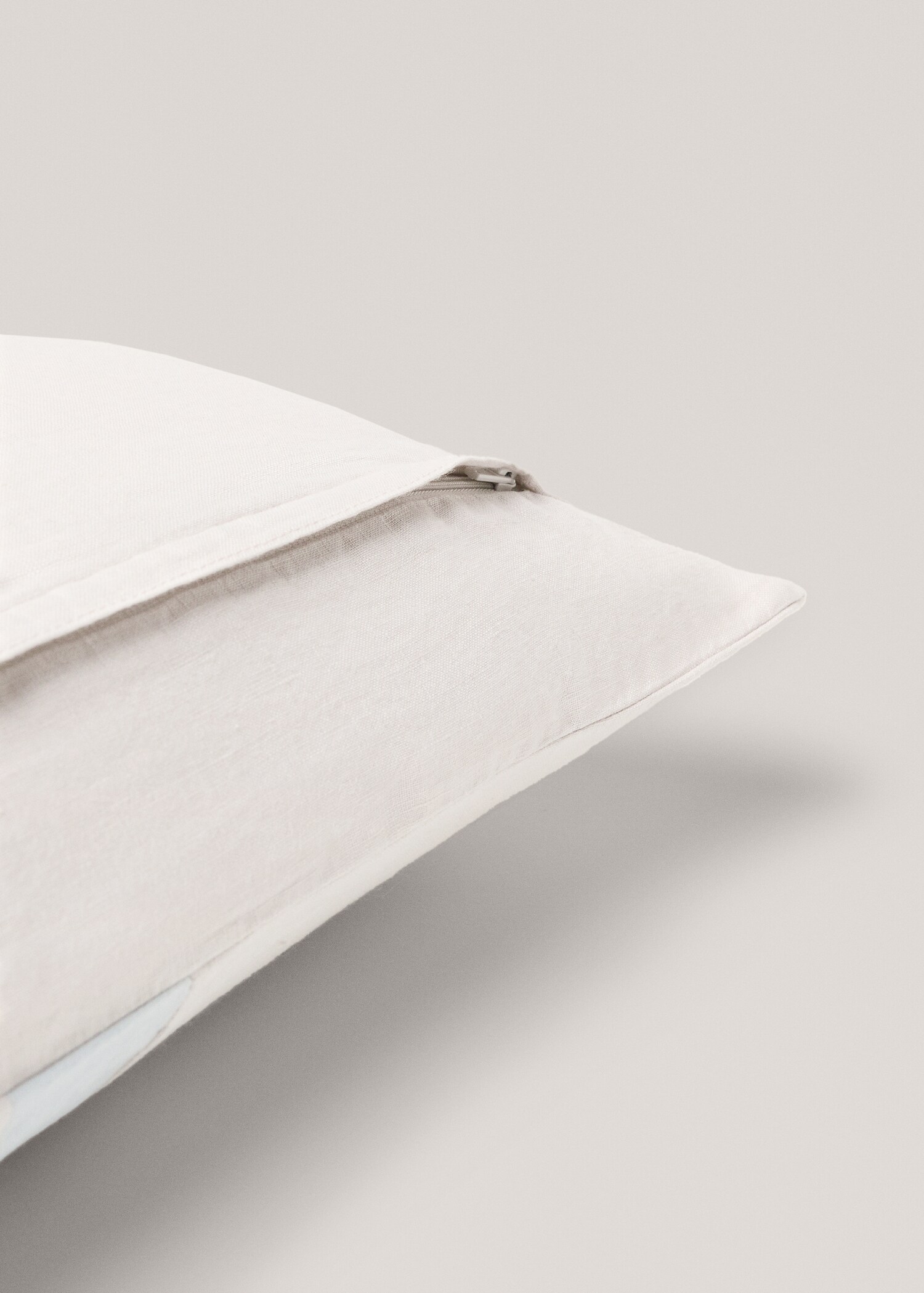 100% linen striped cushion cover 30x50cm - Details of the article 4