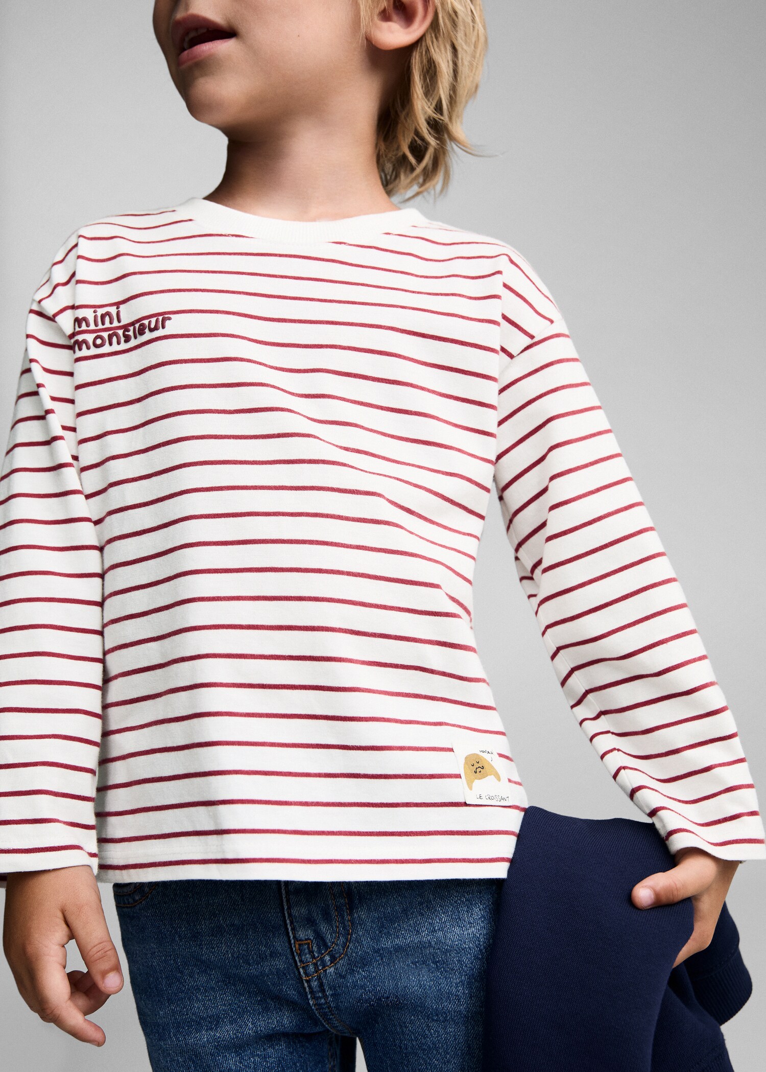 Printed long sleeve t-shirt - Medium plane