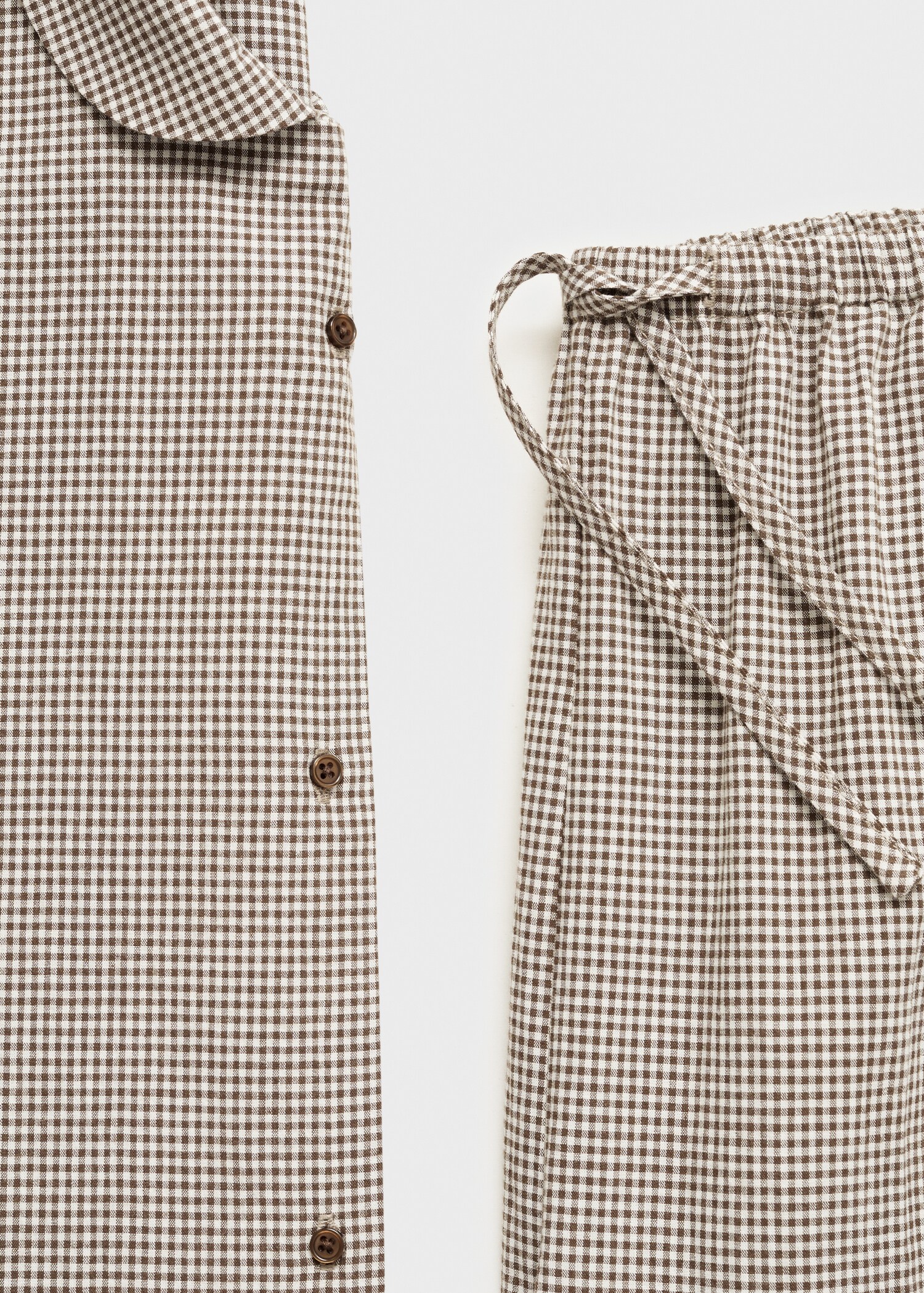 Cotton long pyjamas - Details of the article 0