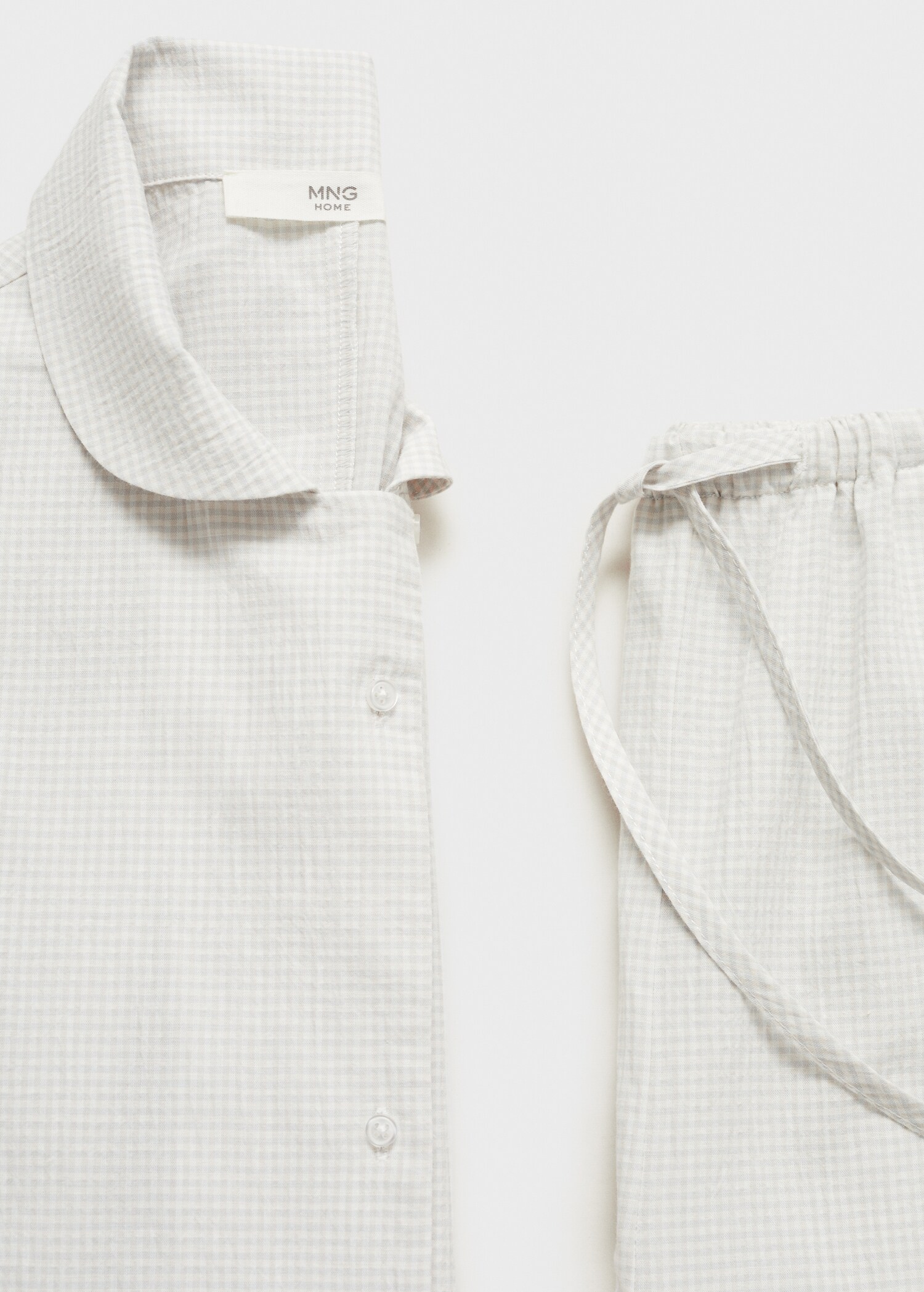 Cotton long pyjamas - Details of the article 0