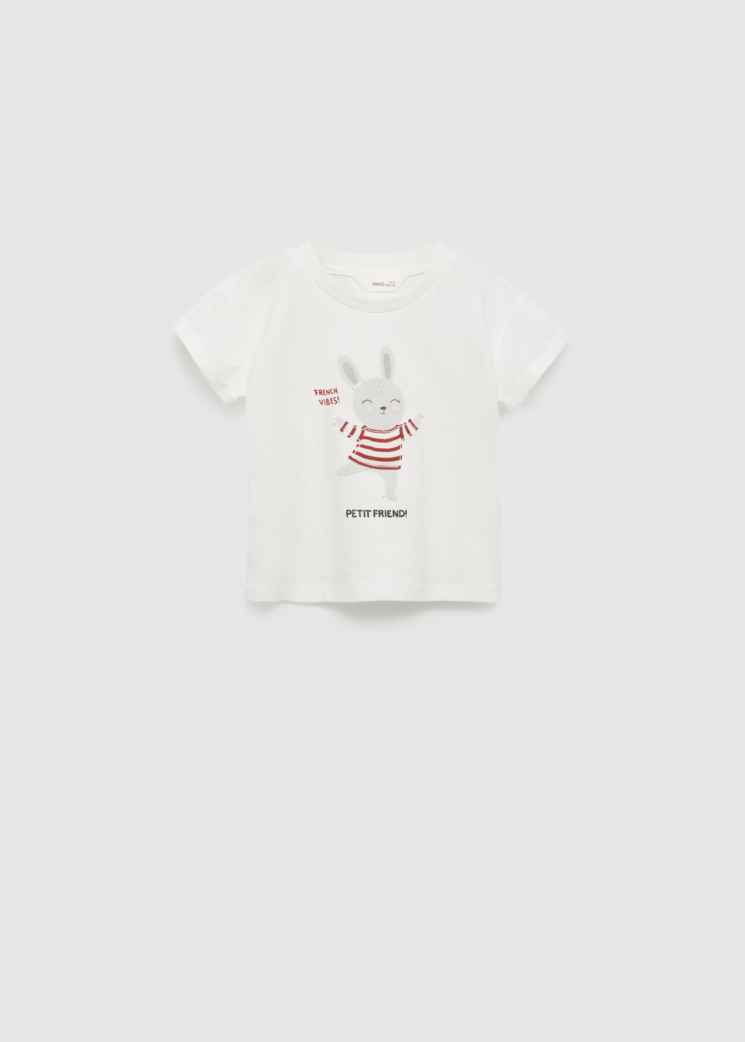 Printed cotton-blend T-shirt - Article without model