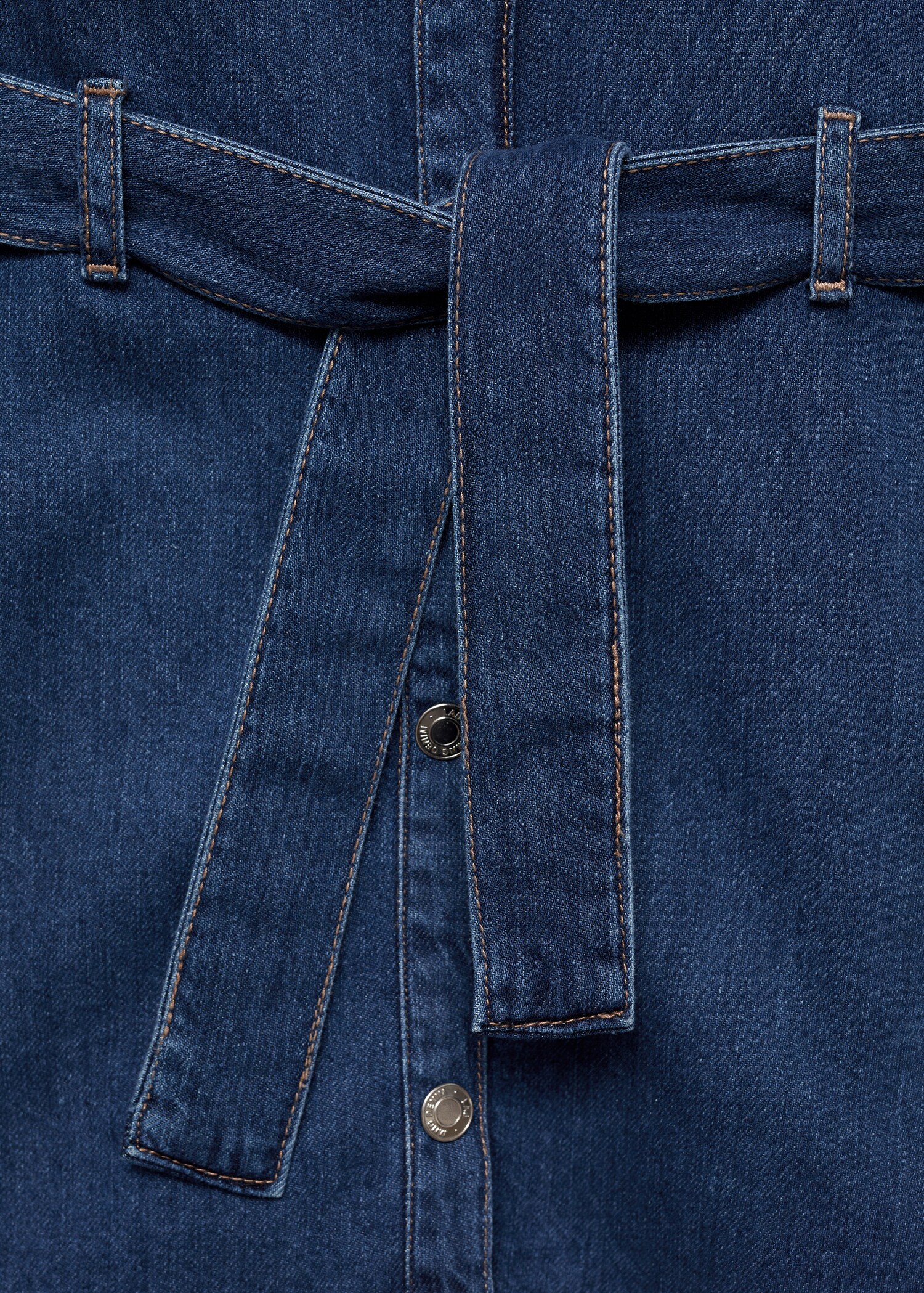 Denim shirt dress - Details of the article 0