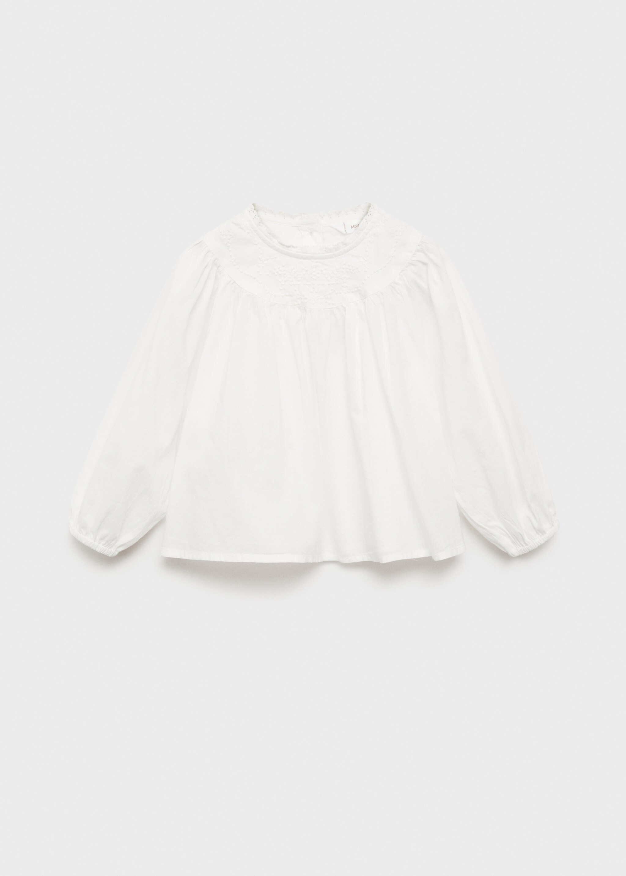 Embroidered cotton blouse - Article without model