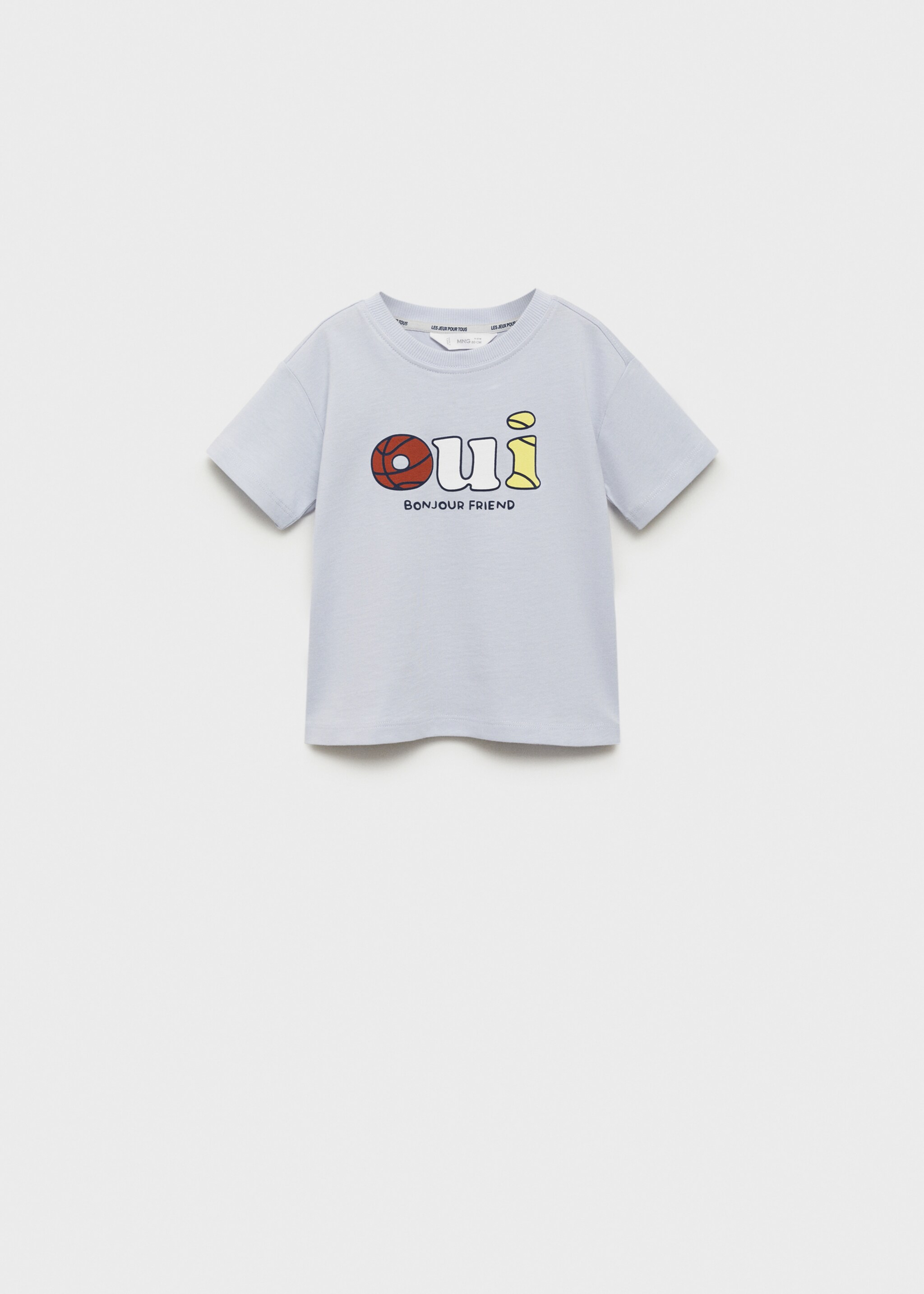 Bedrucktes Baumwoll-T-Shirt - Artikel ohne Model