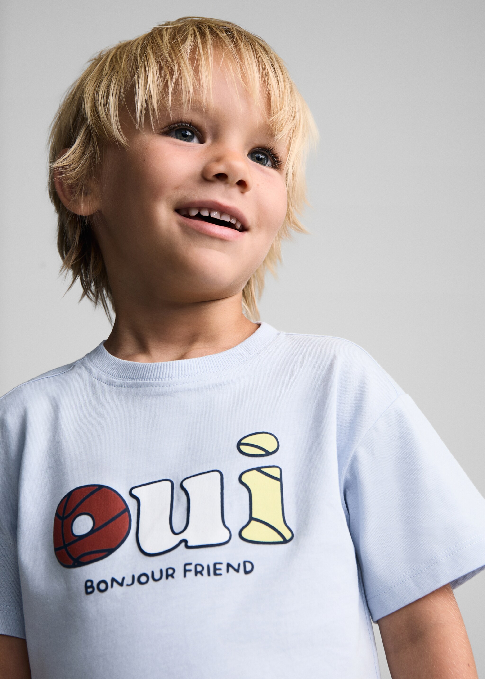 Bedrucktes Baumwoll-T-Shirt - Detail des Artikels 1