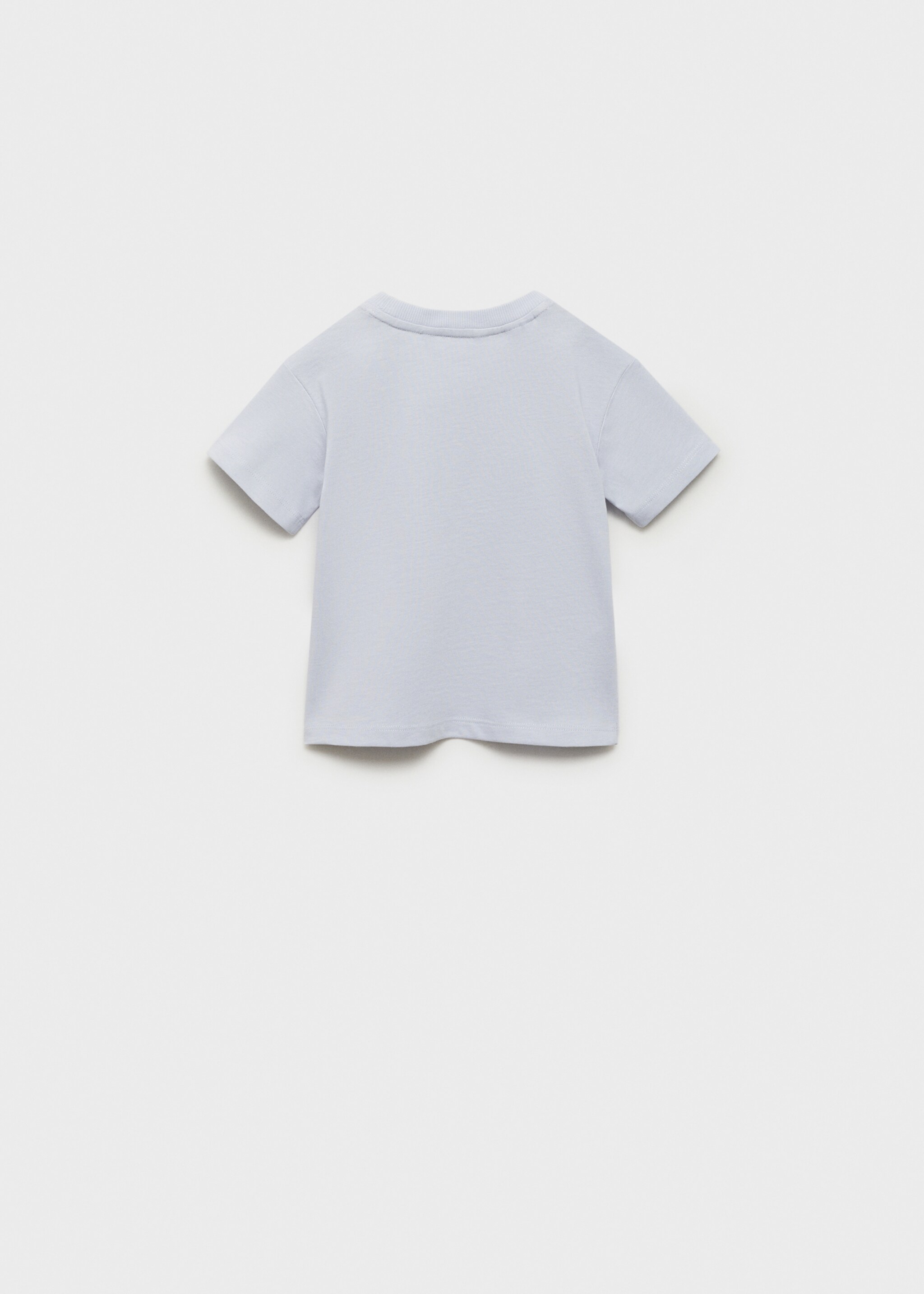 Bedrucktes Baumwoll-T-Shirt - Rückseite des Artikels