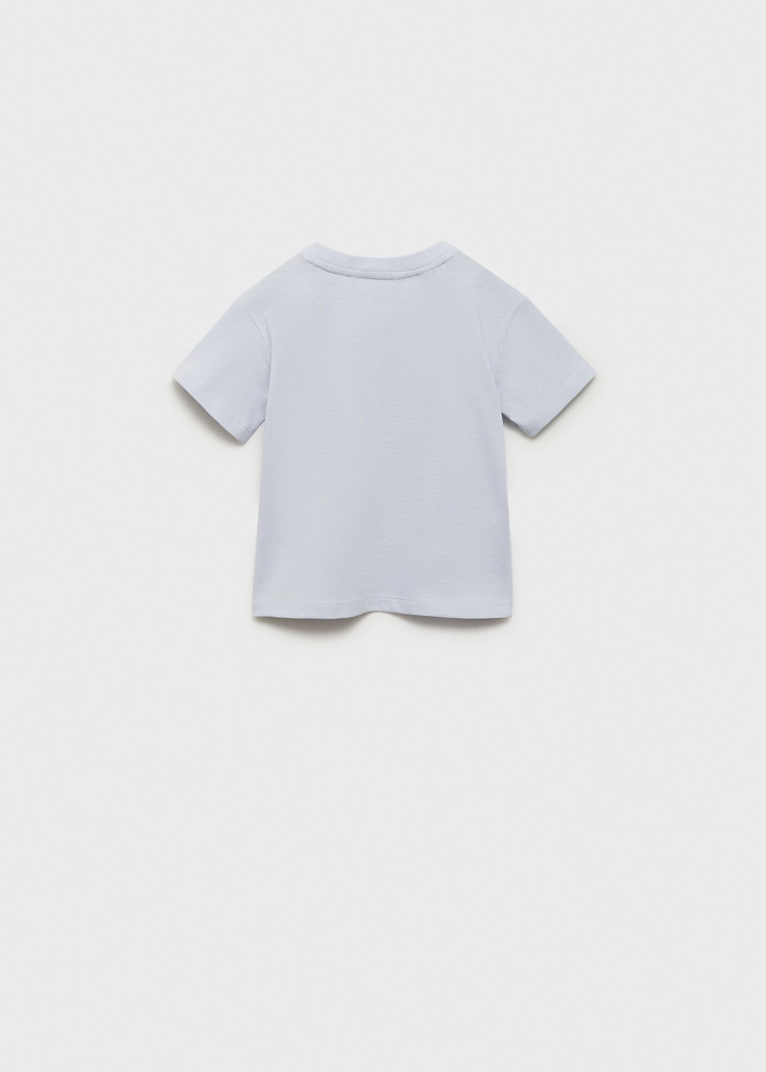 Bedrucktes Baumwoll-T-Shirt - Rückseite des Artikels