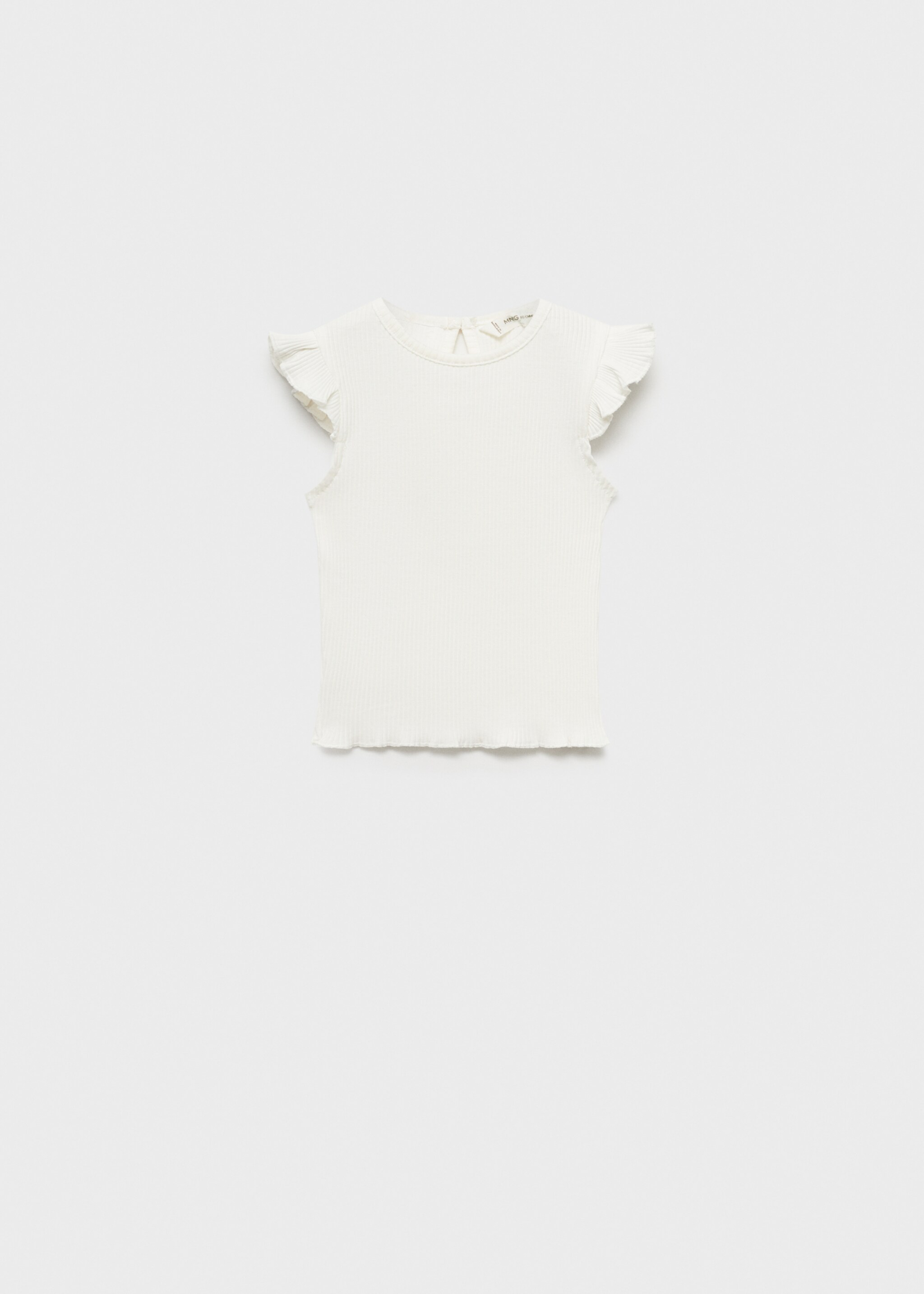 T-shirt en coton à volants - Article sans modèle