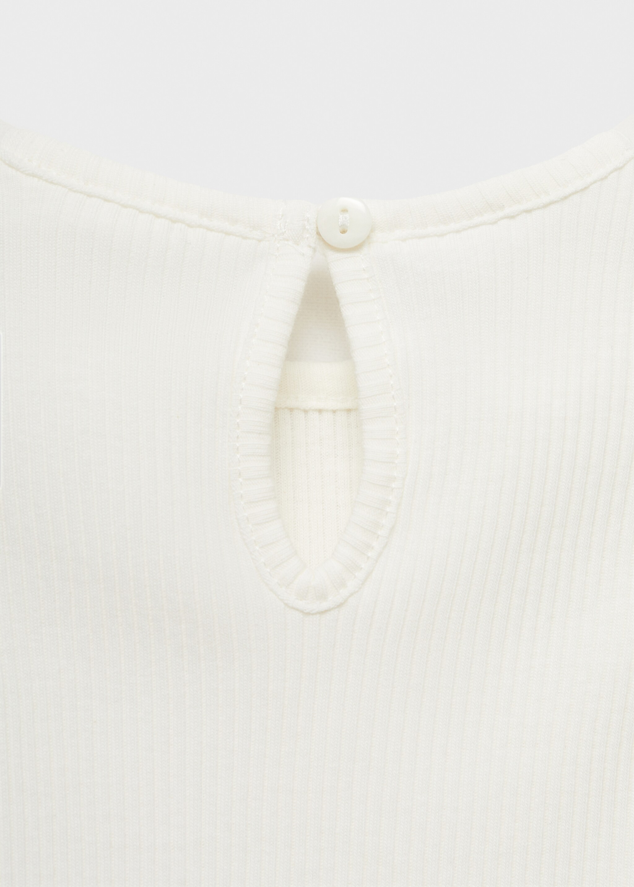 T-shirt en coton à volants - Détail de l'article 0