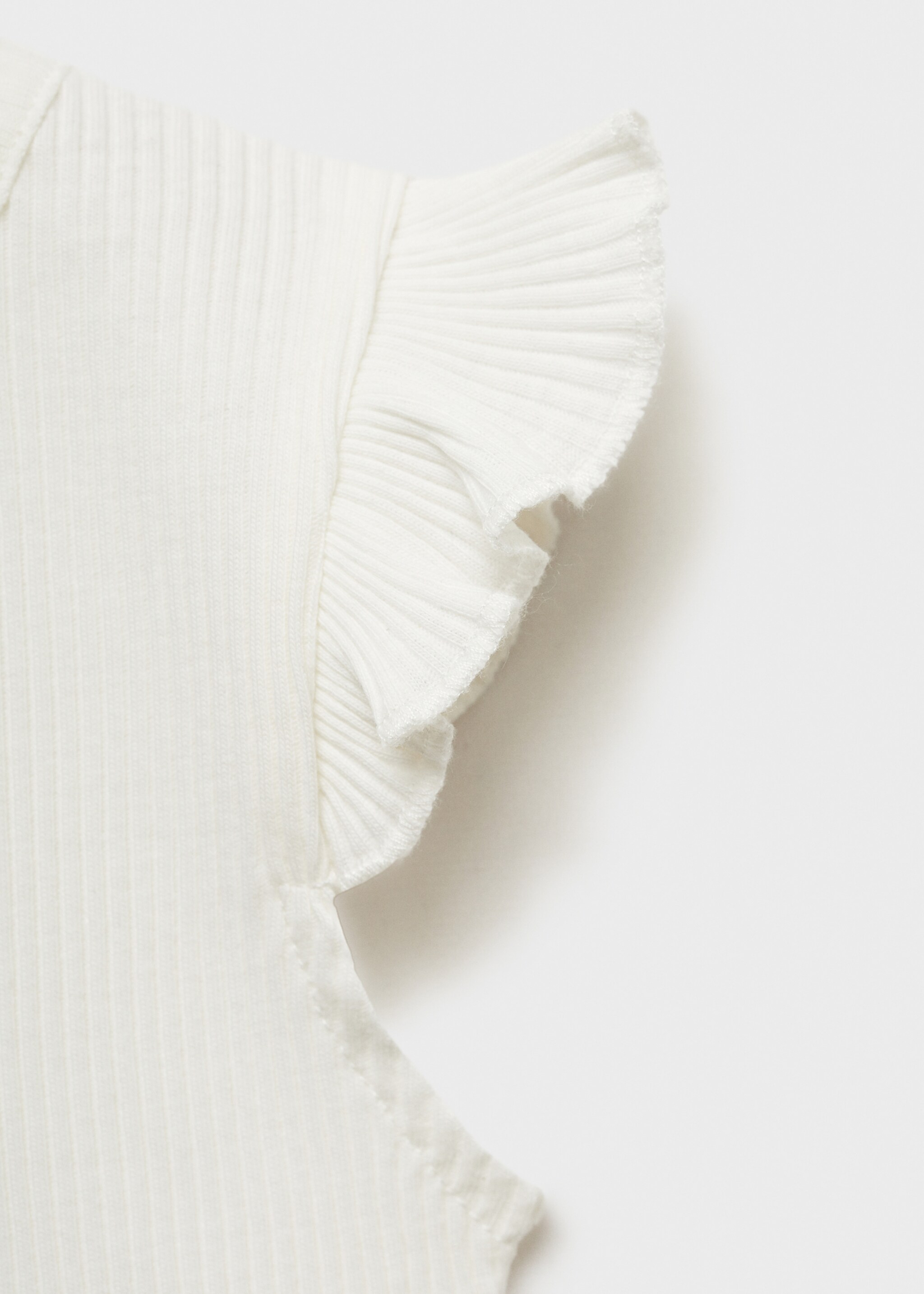 T-shirt en coton à volants - Détail de l'article 8