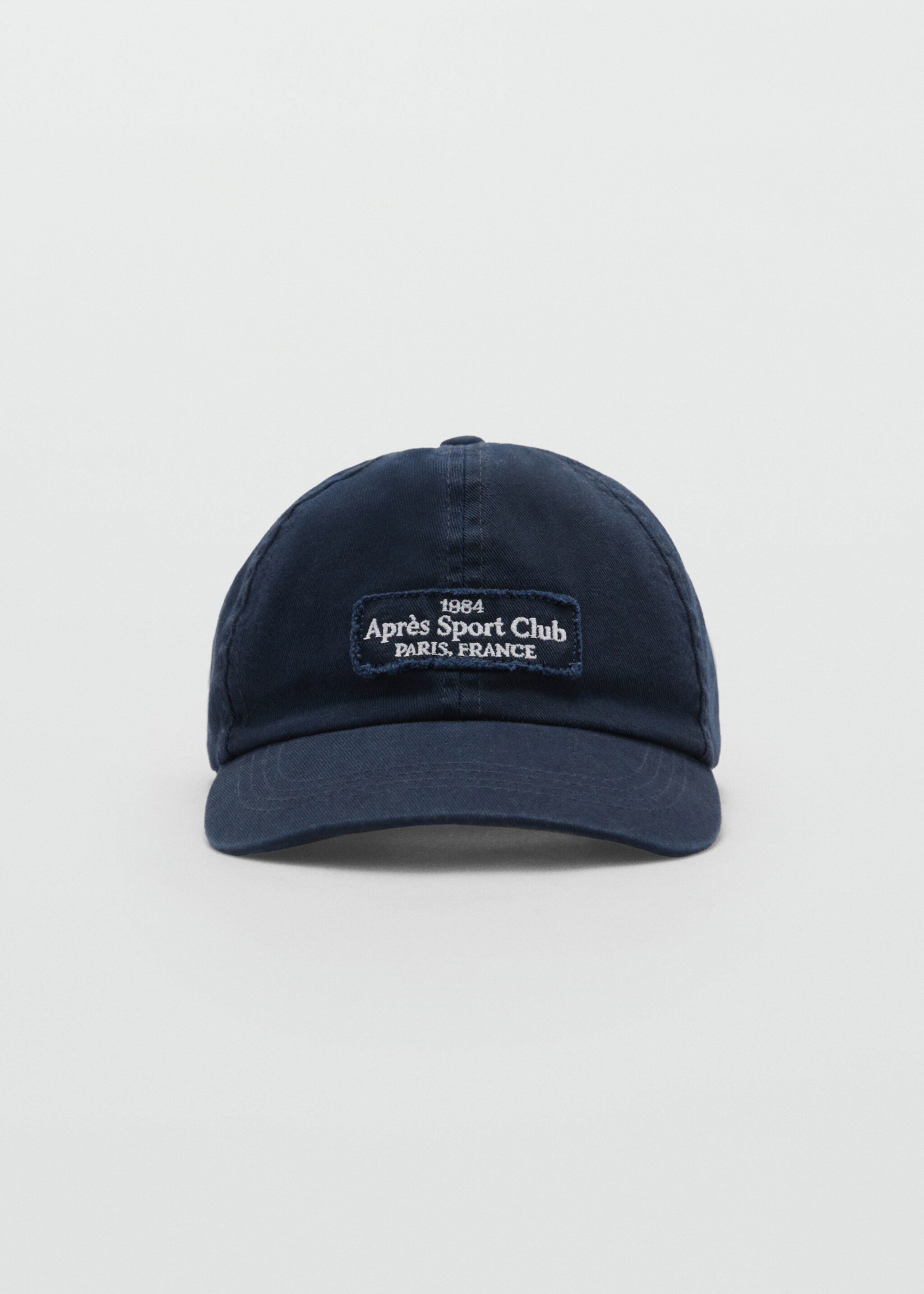 Embroidered message cap - Medium plane, Dark Navy. Ref: 77043293-00.