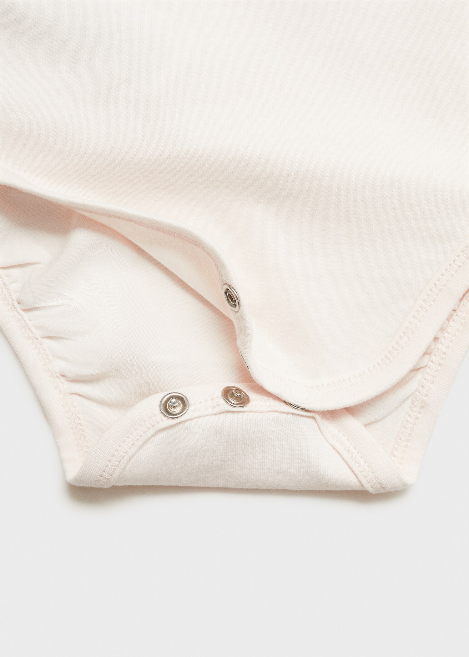 Cotton bodysuit with embroidered collar - Details of the article 8