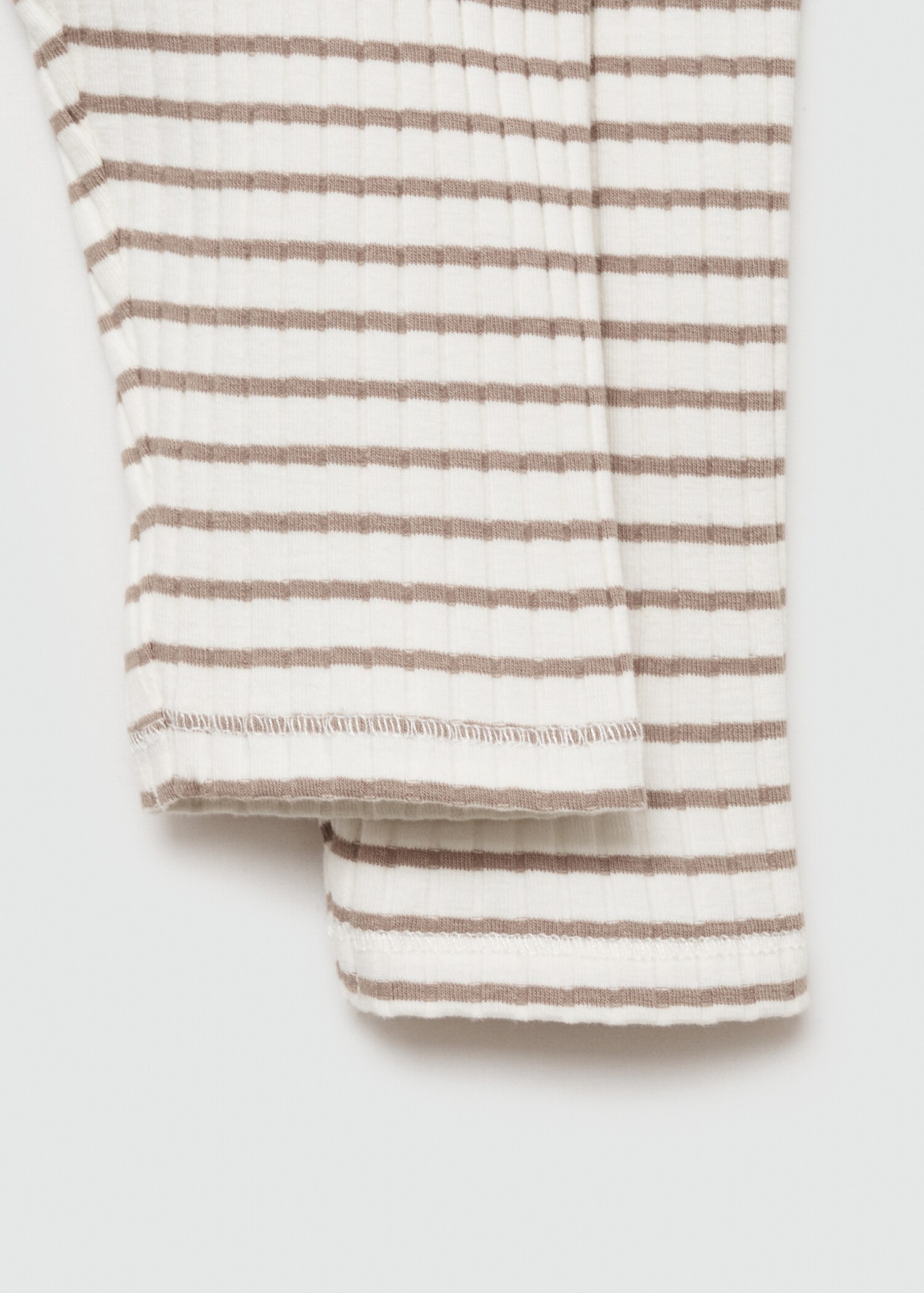 Stripped cotton leggings - Details of the article 0