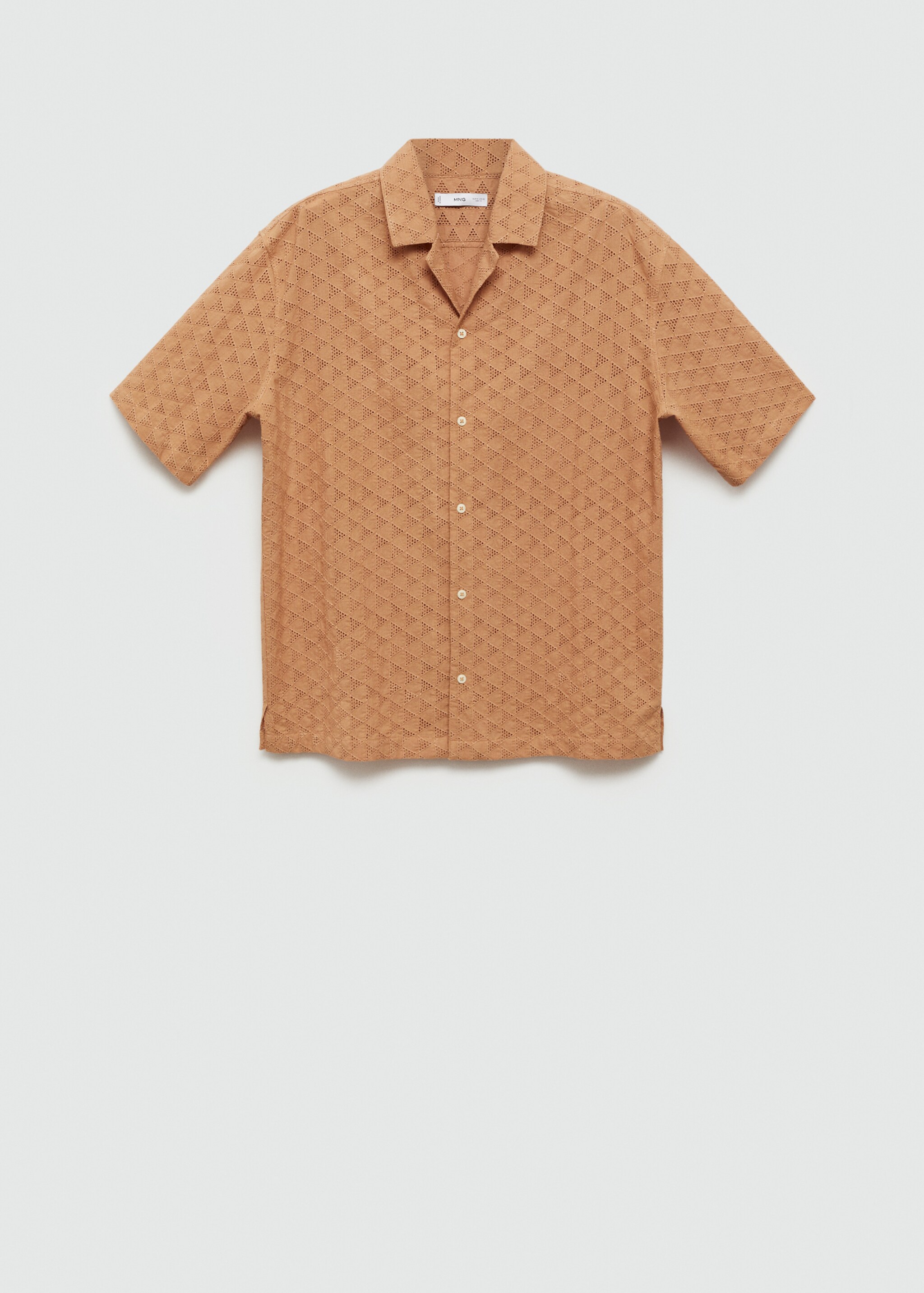 100% embroidered cotton shirt - Article without model