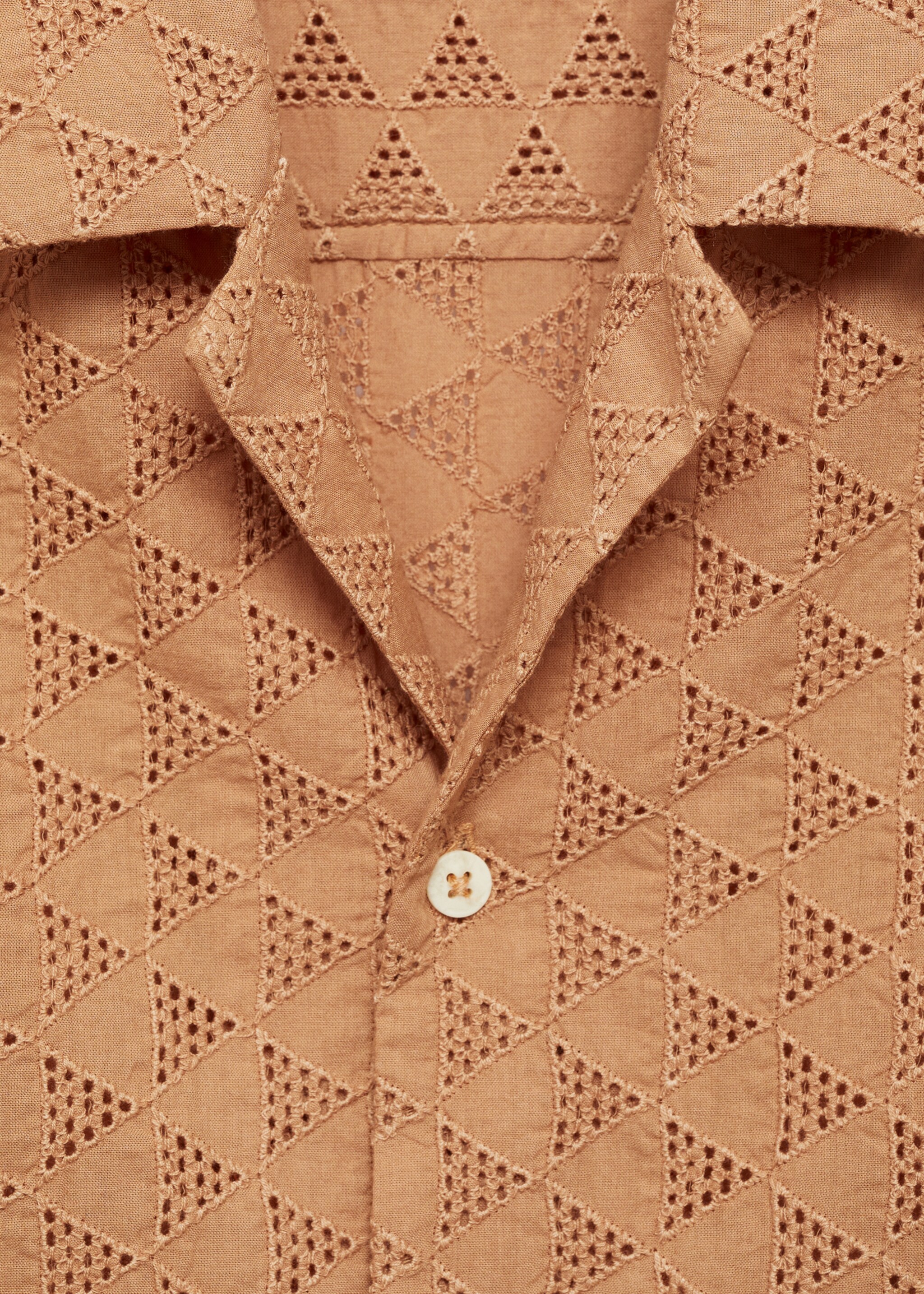 100% embroidered cotton shirt - Details of the article 8