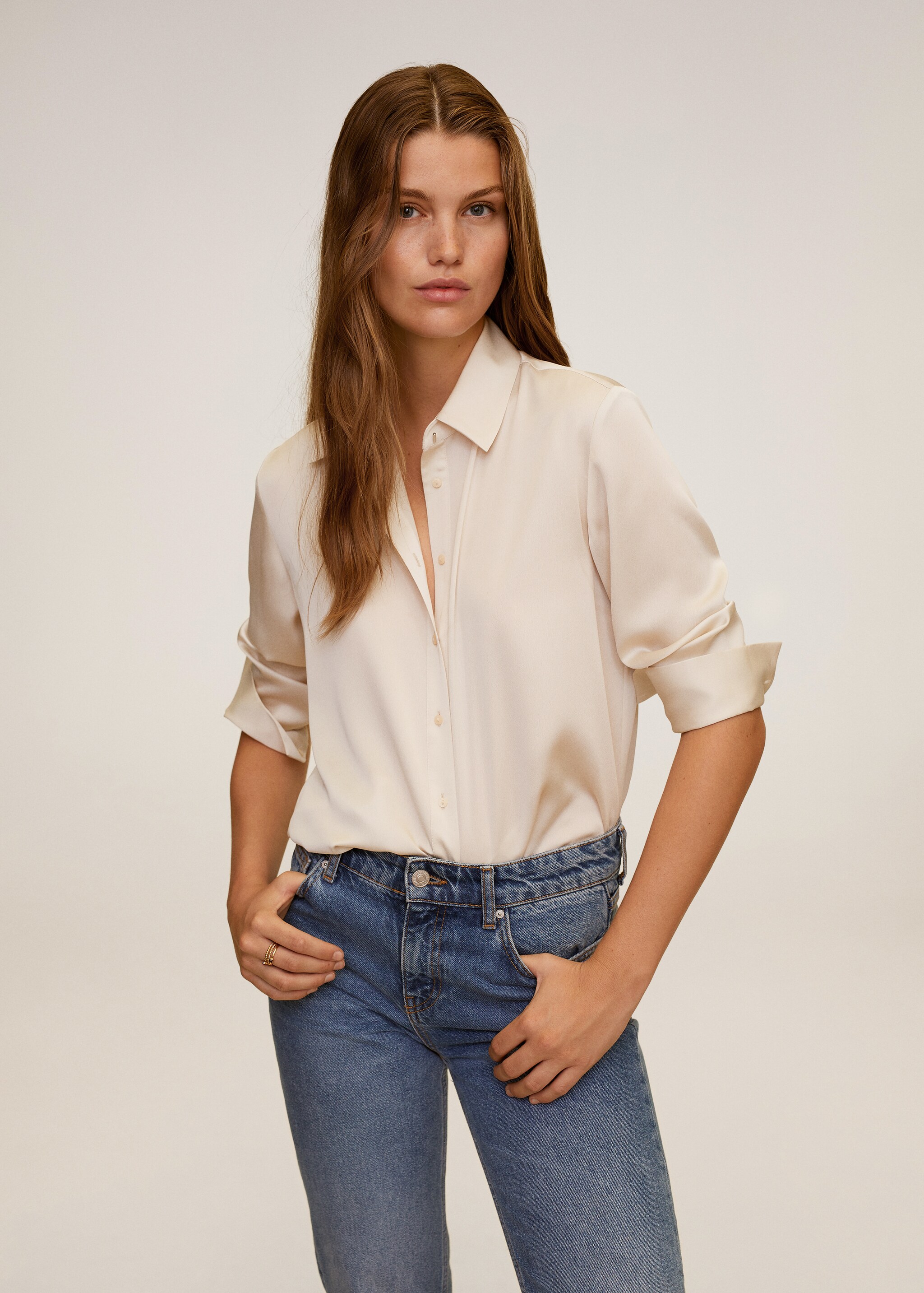 Satin shirt - Medium plane