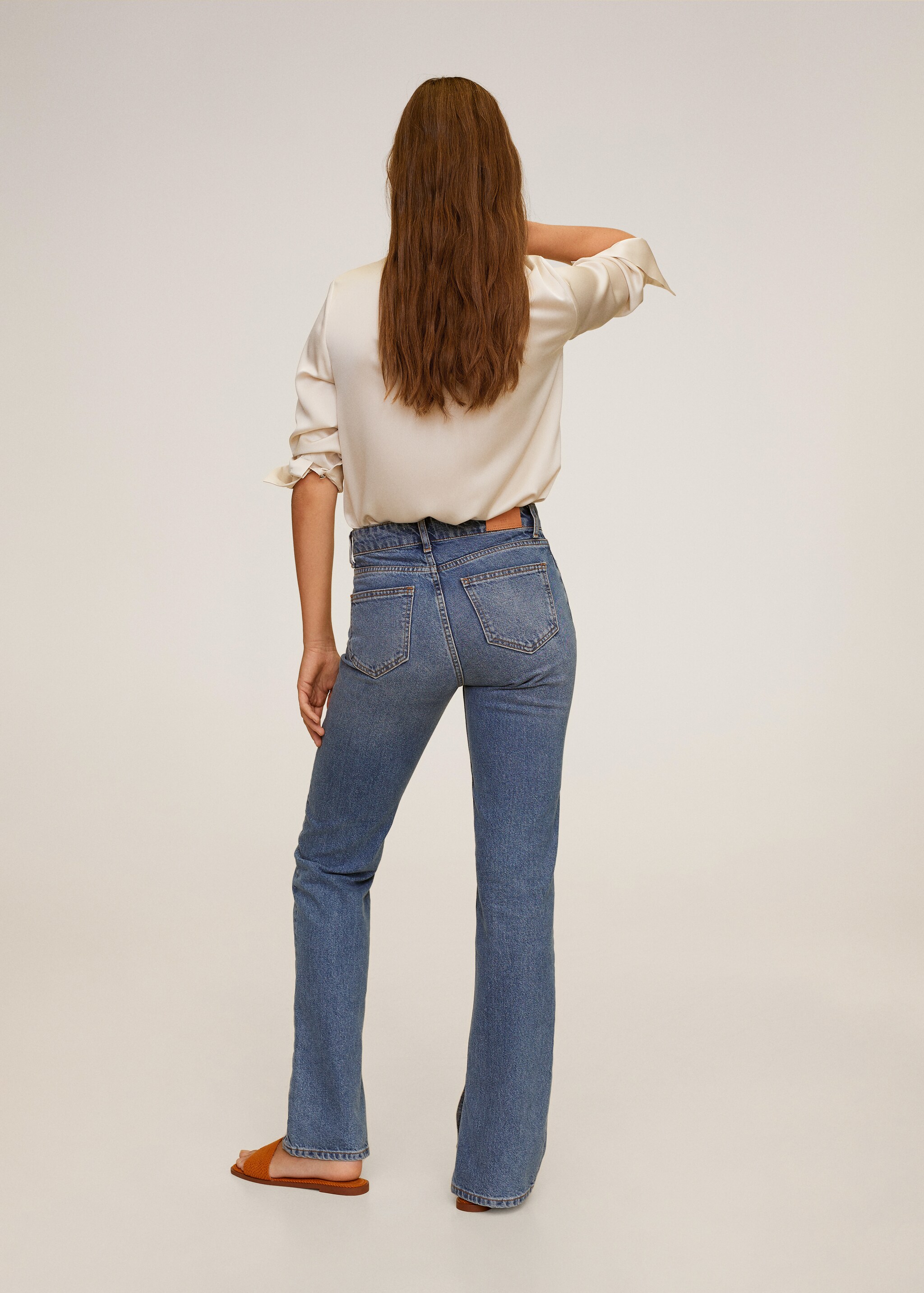 Satin shirt - Reverse of the article