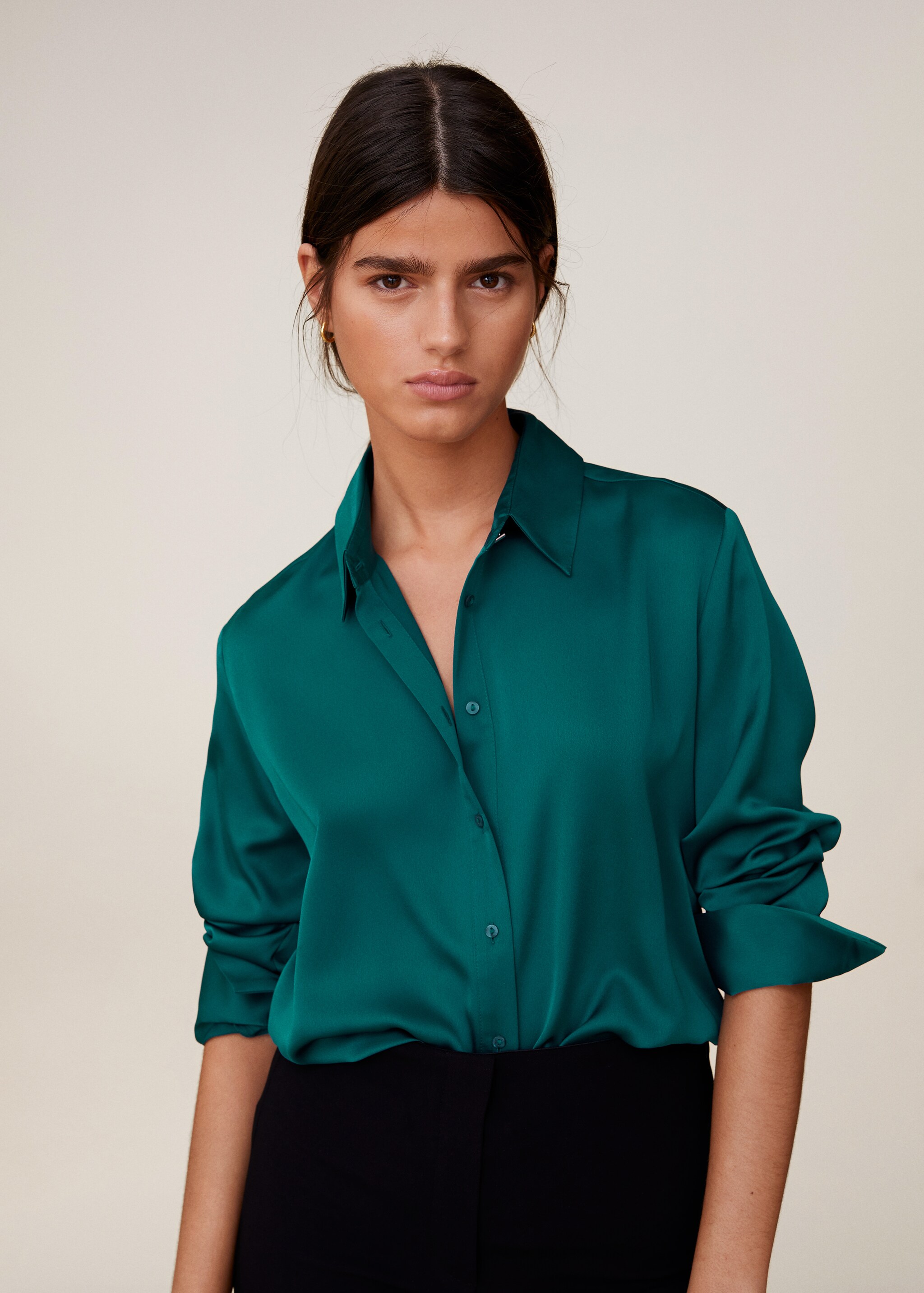 Satin shirt - Medium plane